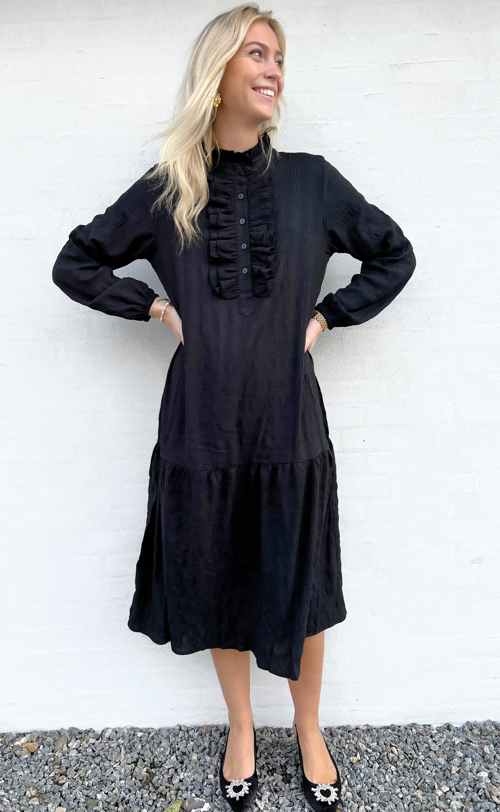 Say INA Copenhagen Kjole - Cecilia - Black Gammel