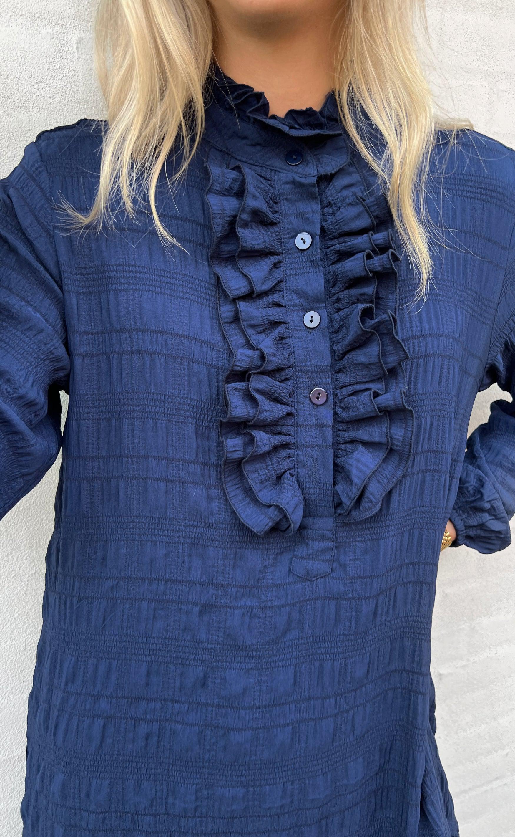 Say INA Copenhagen Kjole - Cecilia - Dark Blue