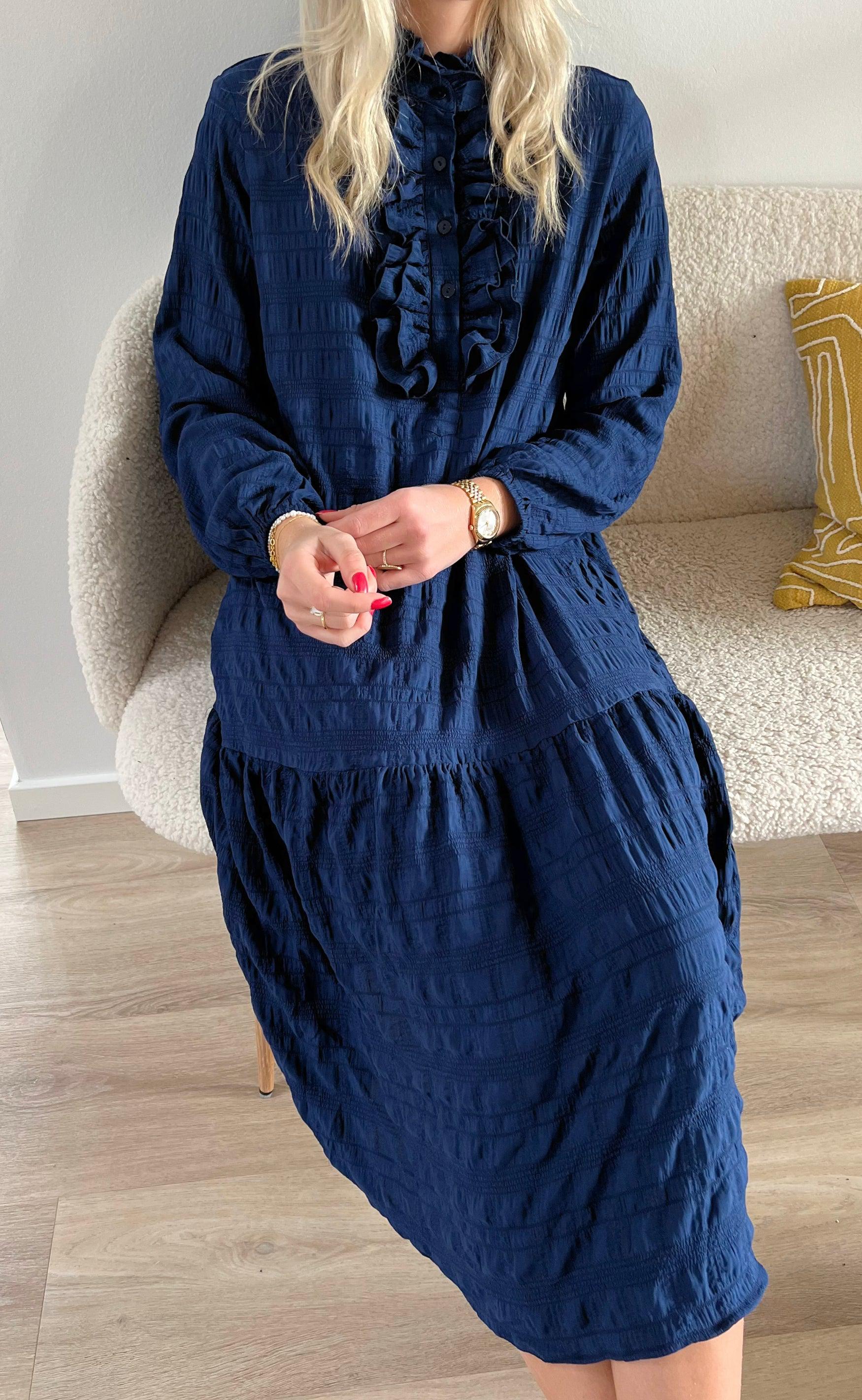 Say INA Copenhagen Kjole - Cecilia - Dark Blue