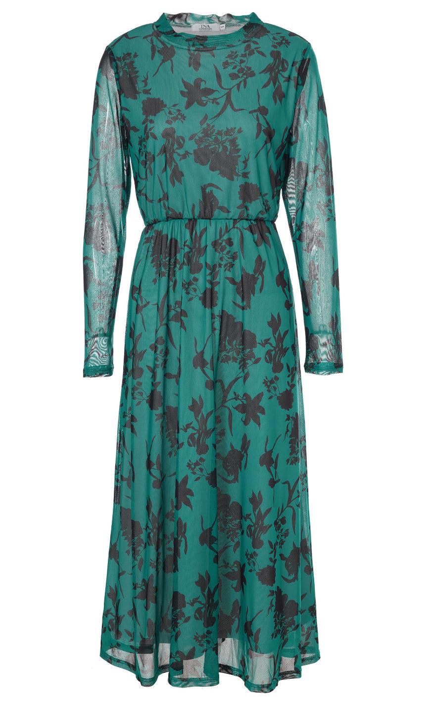 Say INA Copenhagen Kjole - Claura - Green Leaf