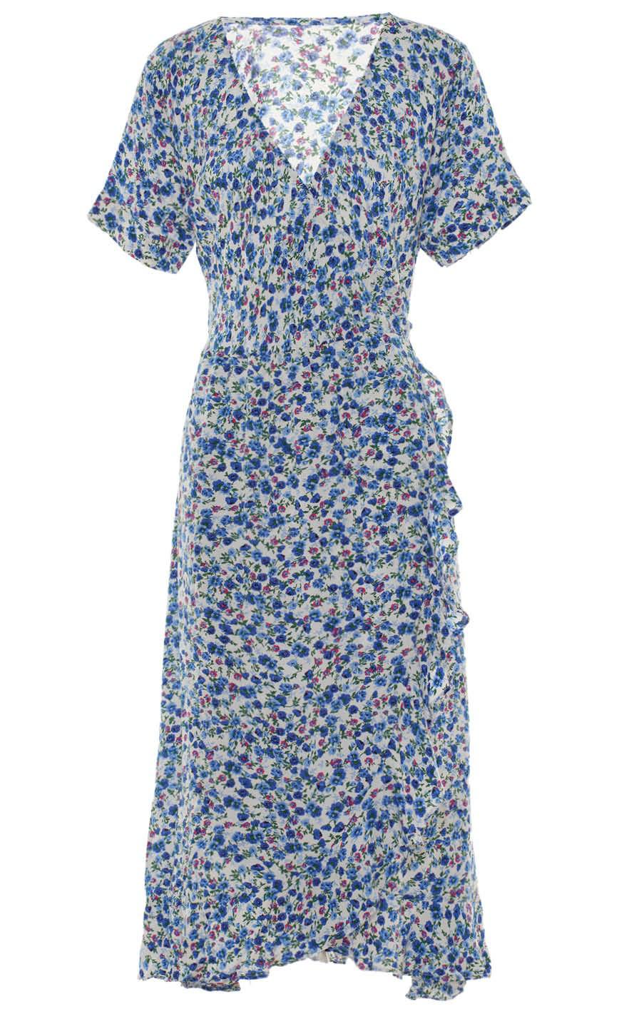 Say INA Copenhagen Kjole - Ella - Blue Flower