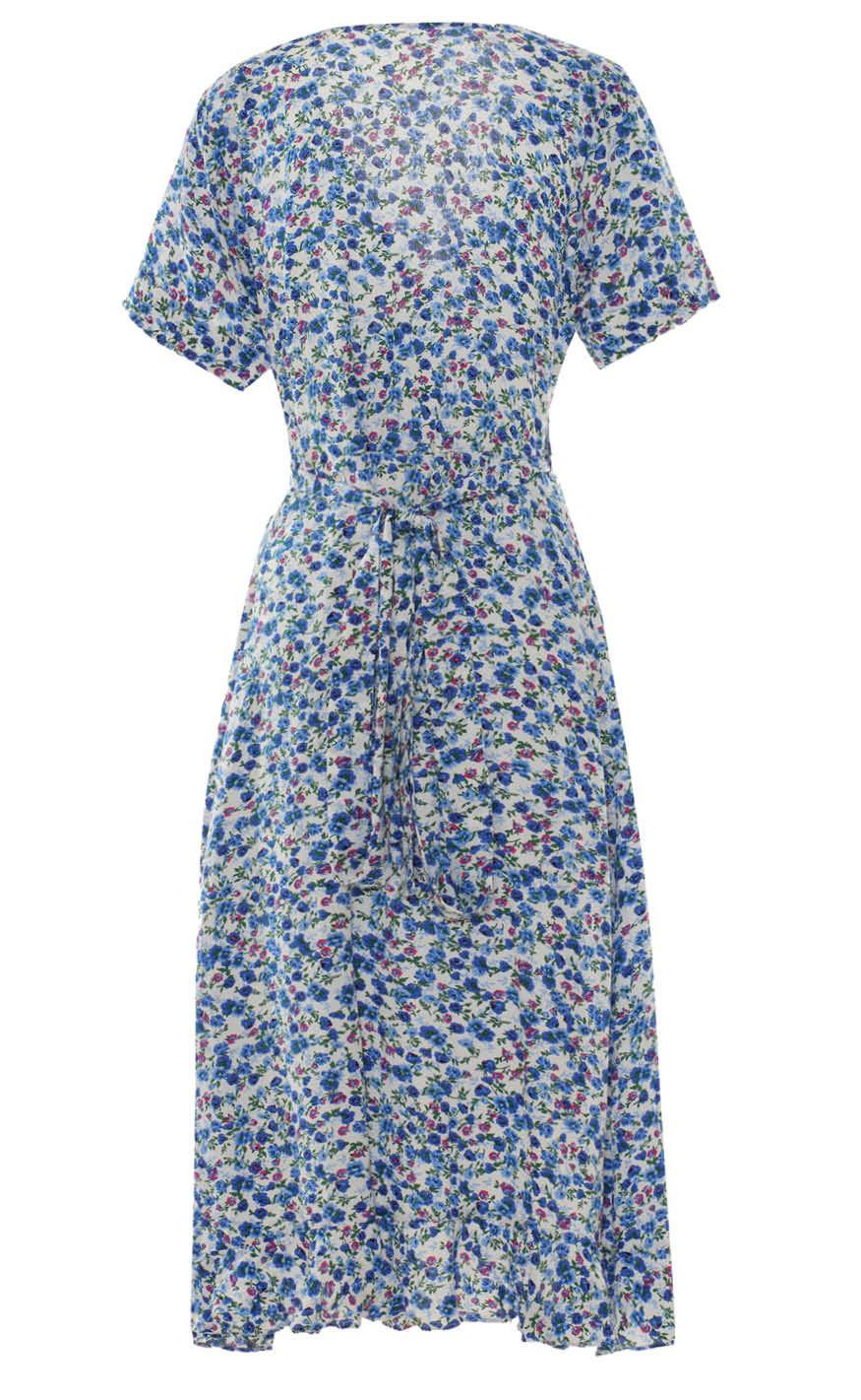 Say INA Copenhagen Kjole - Ella - Blue Flower