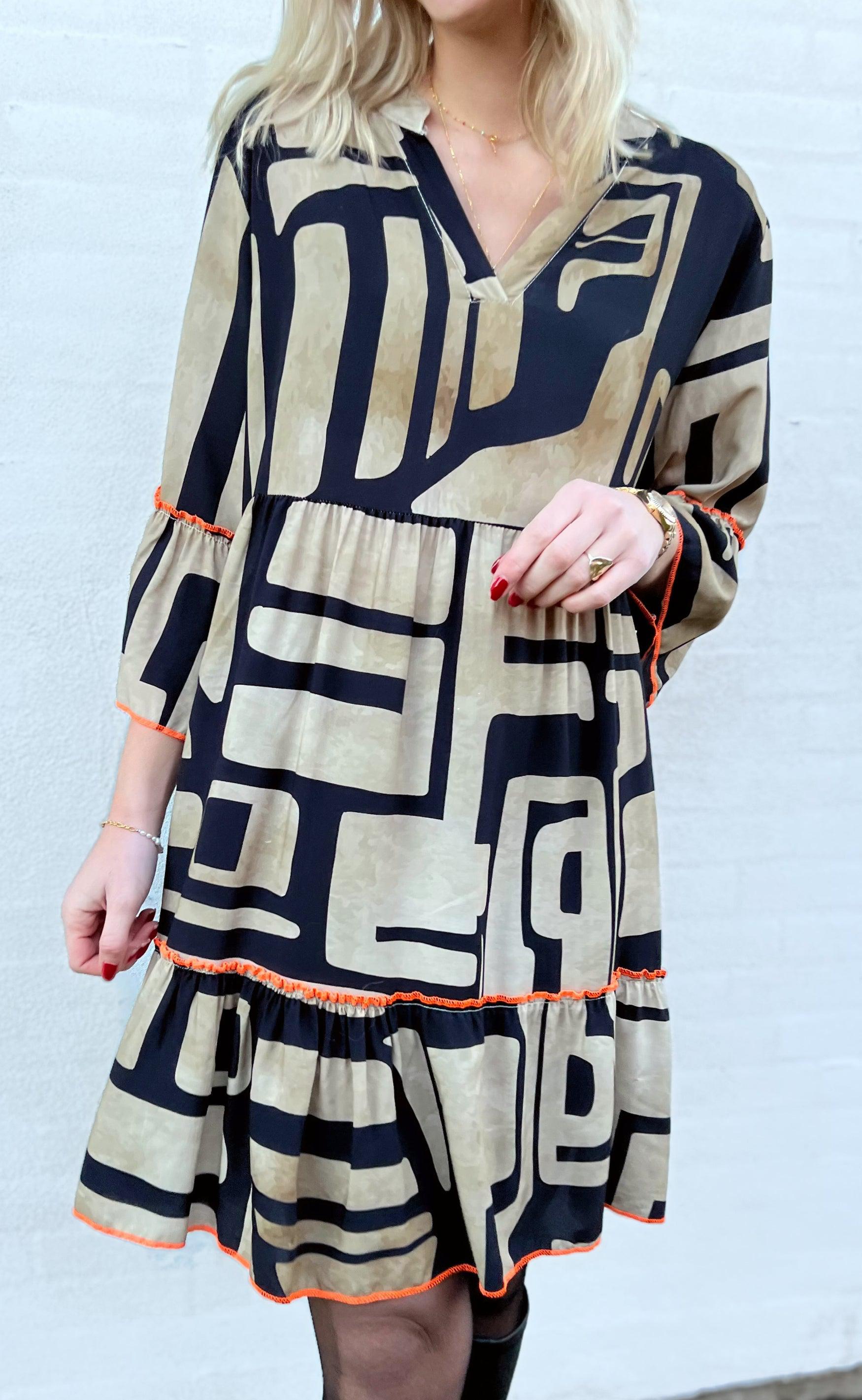 Say INA Copenhagen Kjole - Fenja - Black / Brown