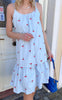 Say INA Copenhagen Kjole - Fie - Light Blue W. Cherry