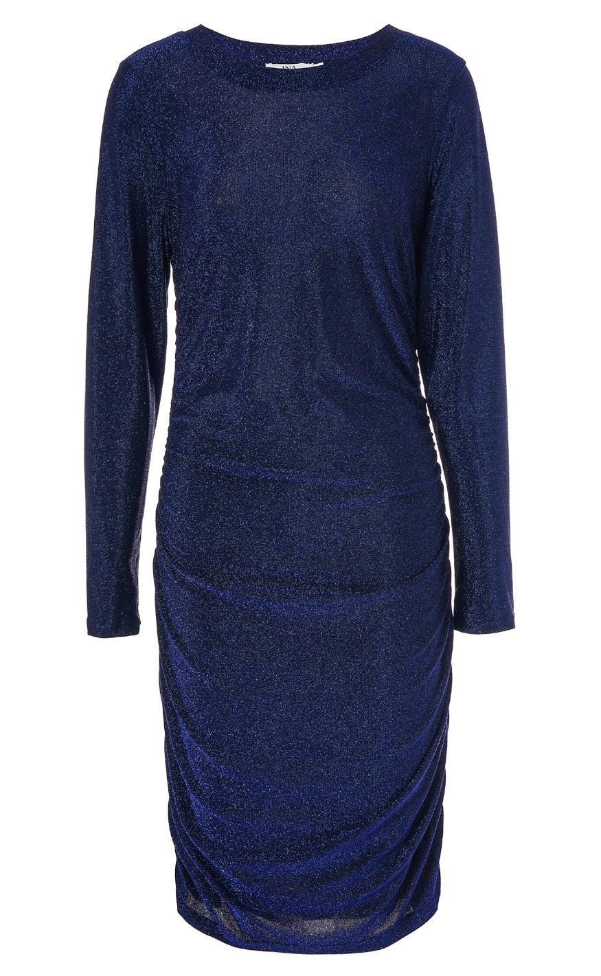 Say INA Copenhagen Kjole - Freja - Blue Glitter