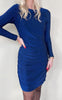 Say INA Copenhagen Kjole - Freja - Blue Glitter