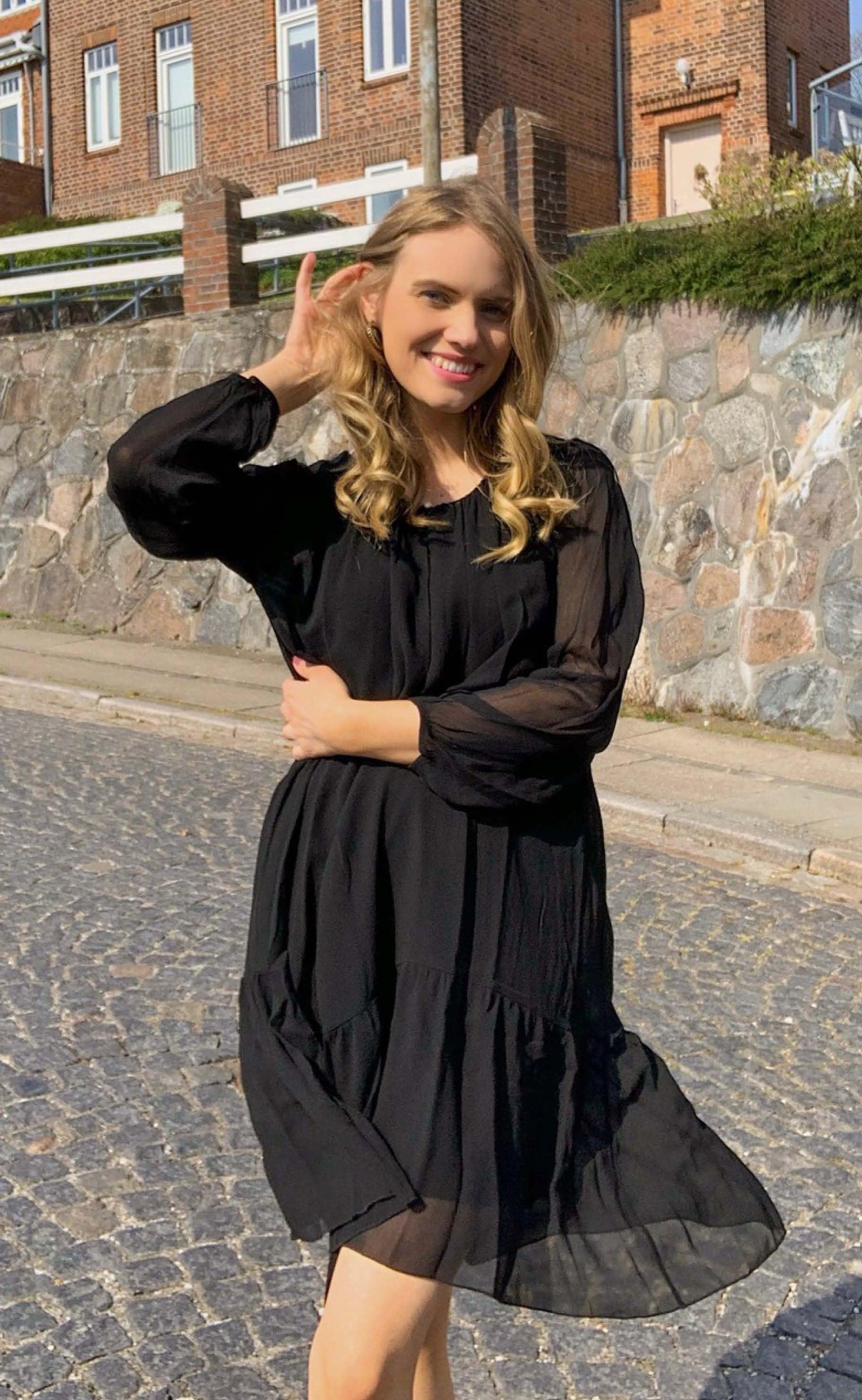 Say INA Copenhagen Kjole - Holly - Black