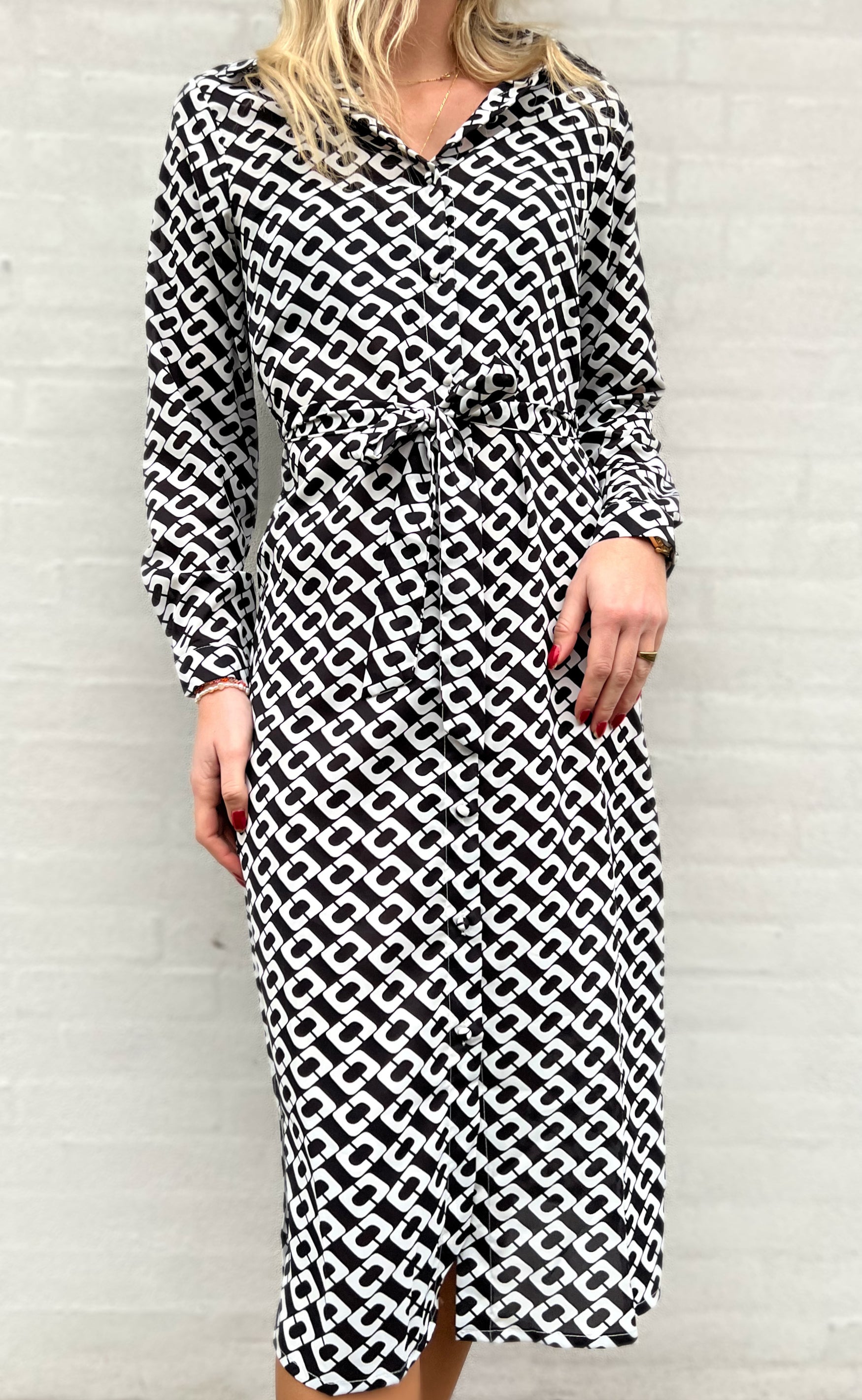 Say INA Copenhagen Kjole - Isa - Black Square