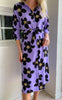 Say INA Copenhagen Kjole - Isabella - Purple/Black Flower