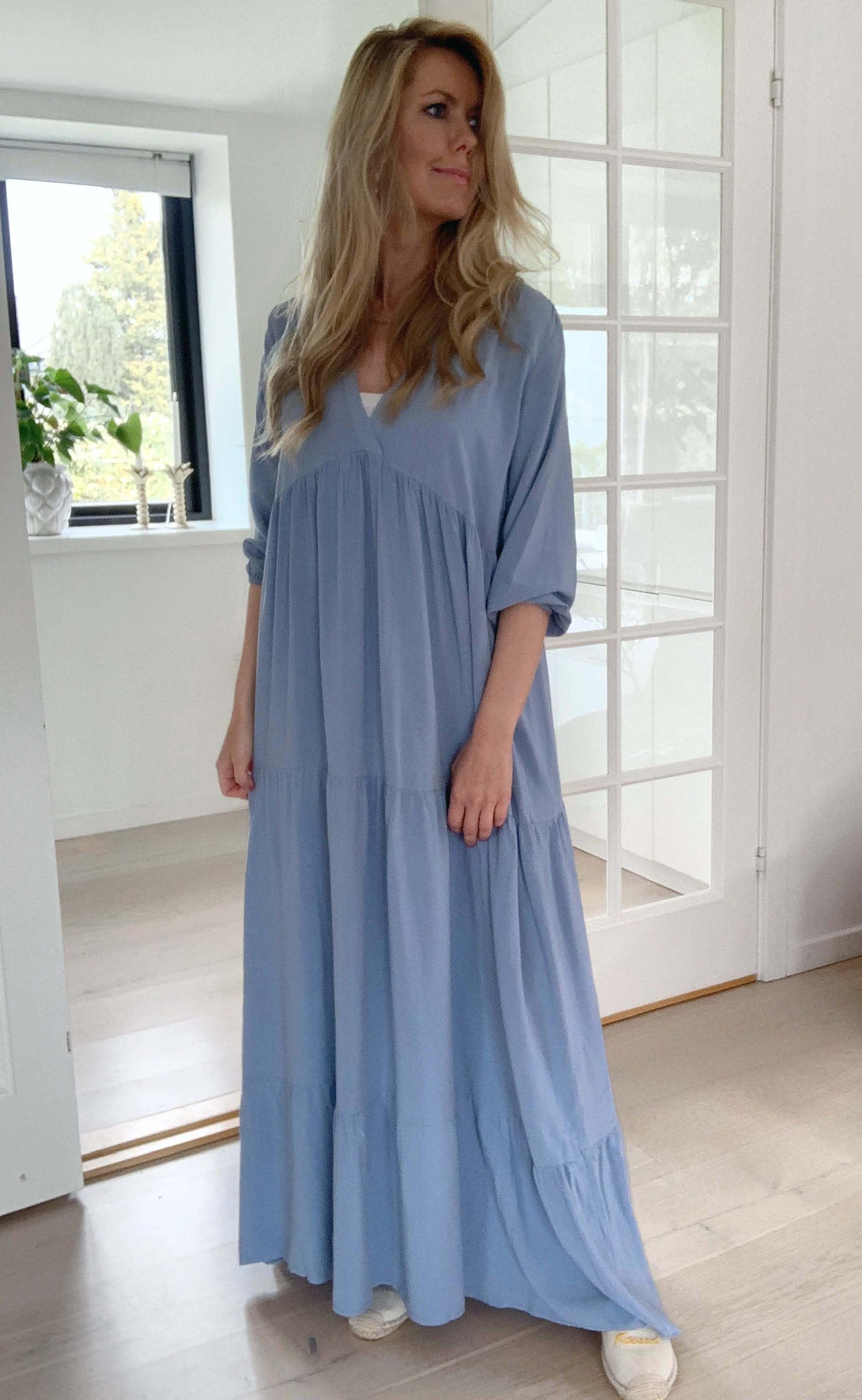 Say INA Copenhagen Kjole - Laura - Dusty Blue