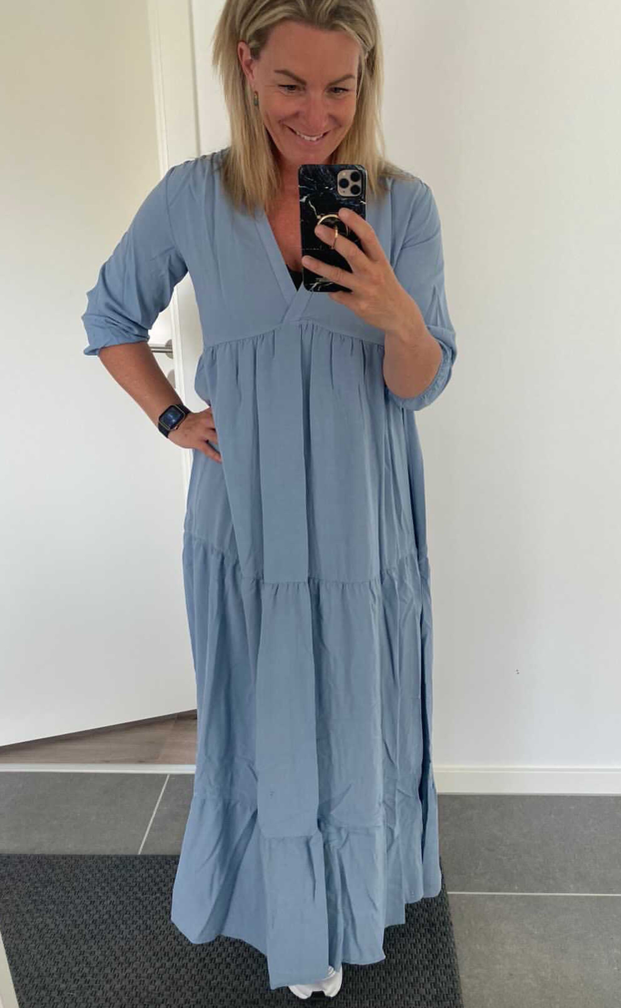 Say INA Copenhagen Kjole - Laura - Dusty Blue