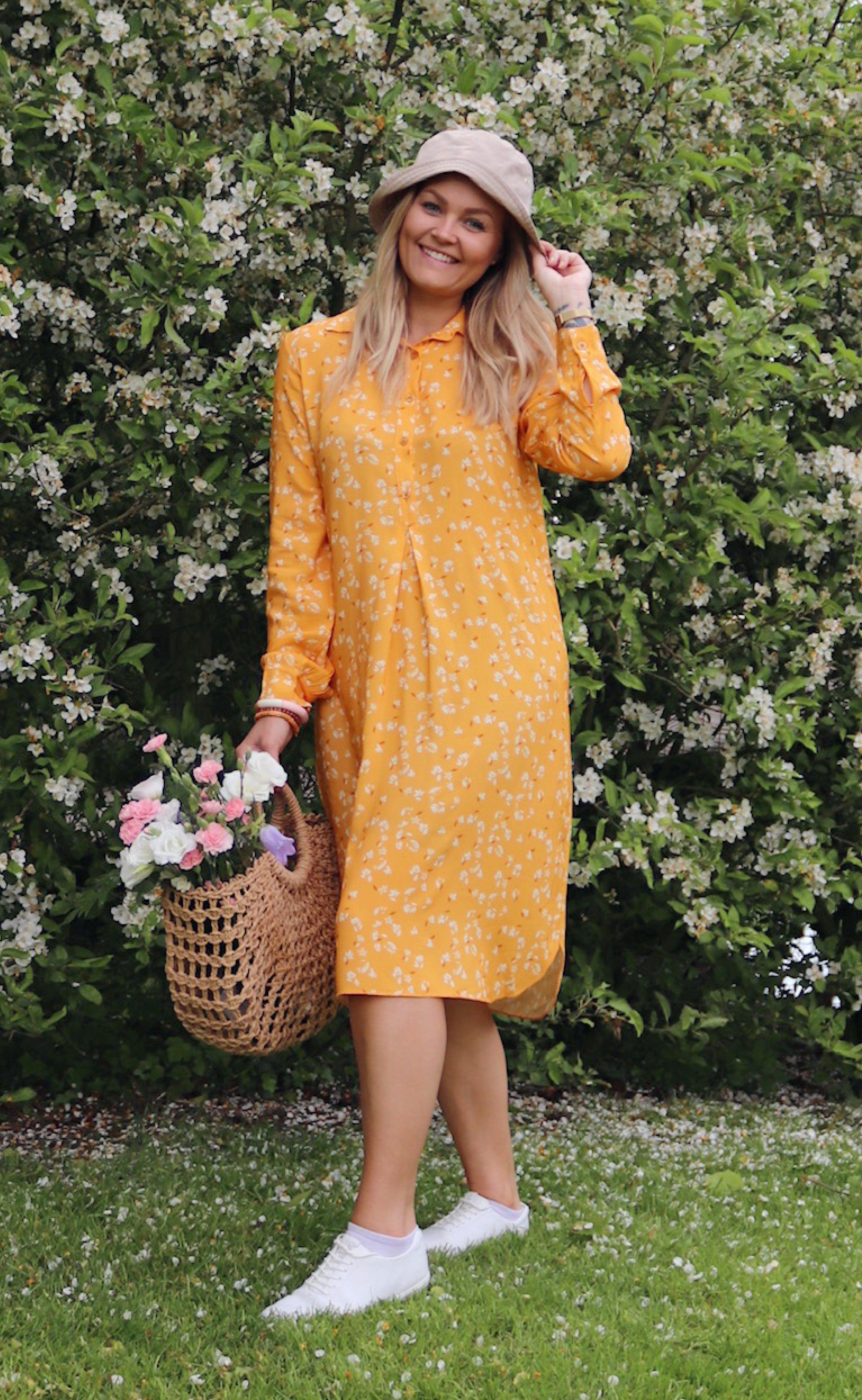 Say INA Copenhagen Kjole - Lilli - Golden Flower