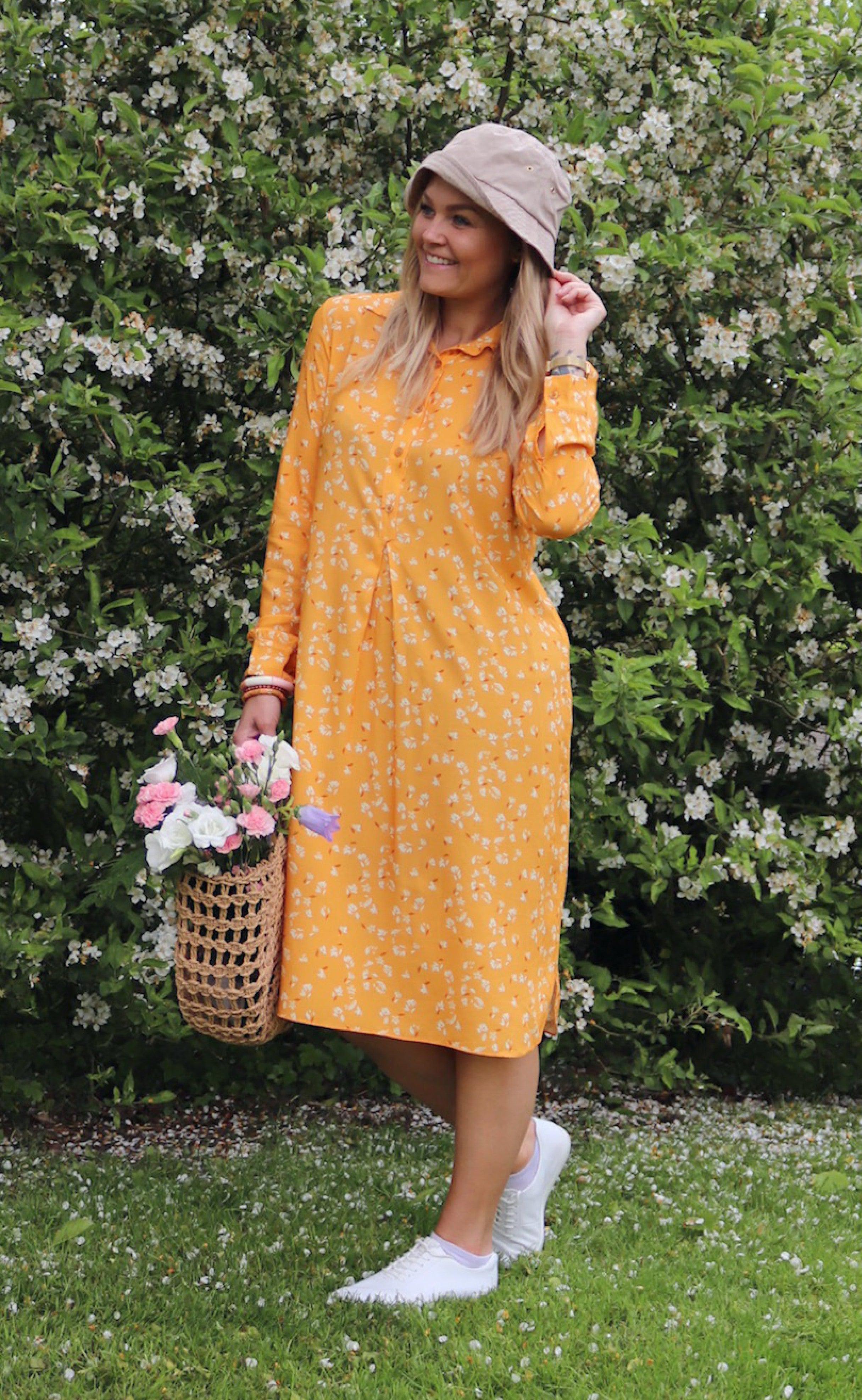 Say INA Copenhagen Kjole - Lilli - Golden Flower