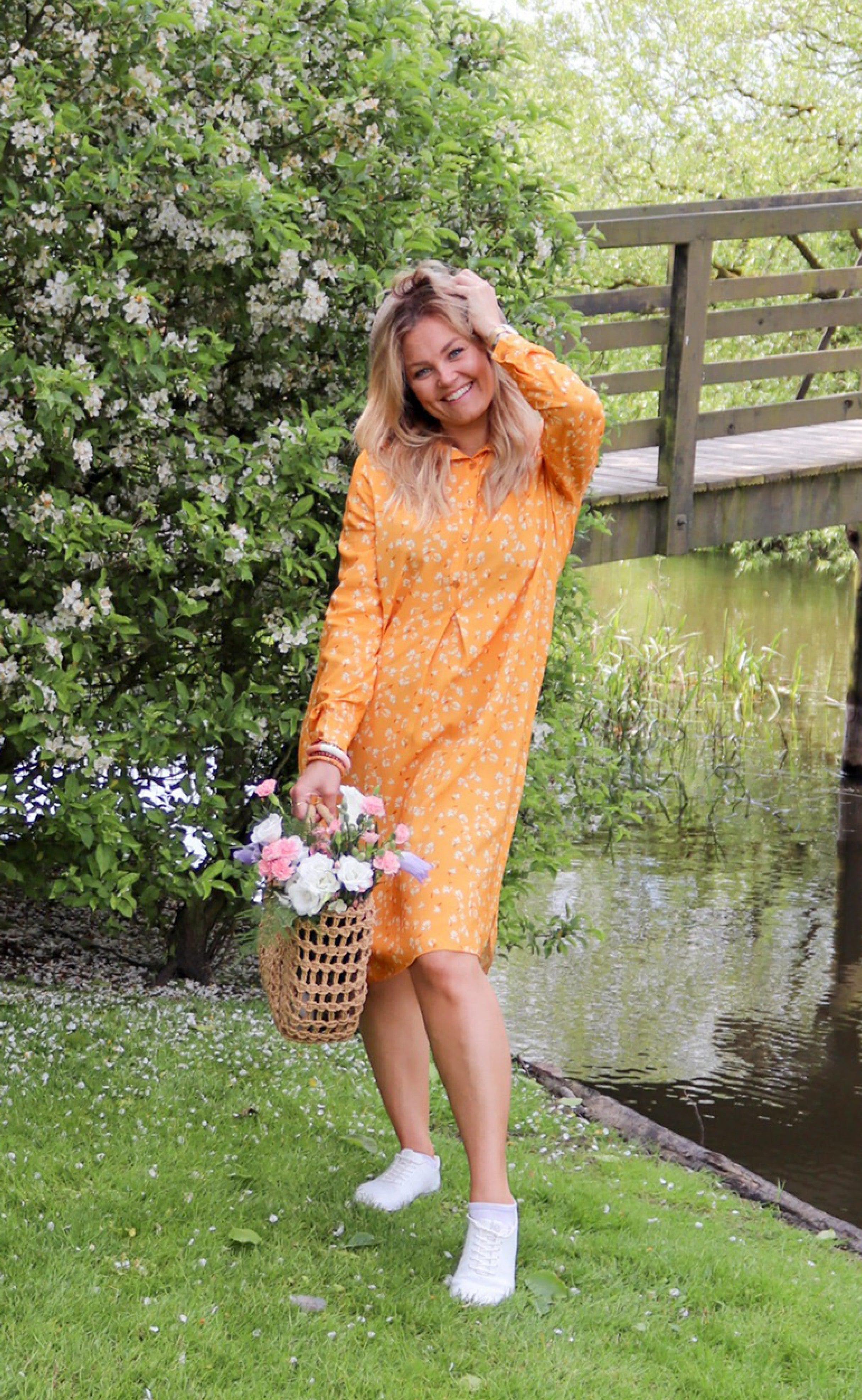 Say INA Copenhagen Kjole - Lilli - Golden Flower