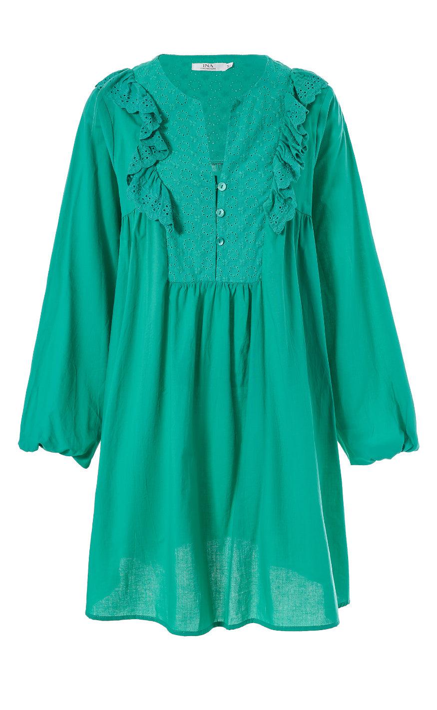 Say INA Copenhagen Kjole - Maya - Green