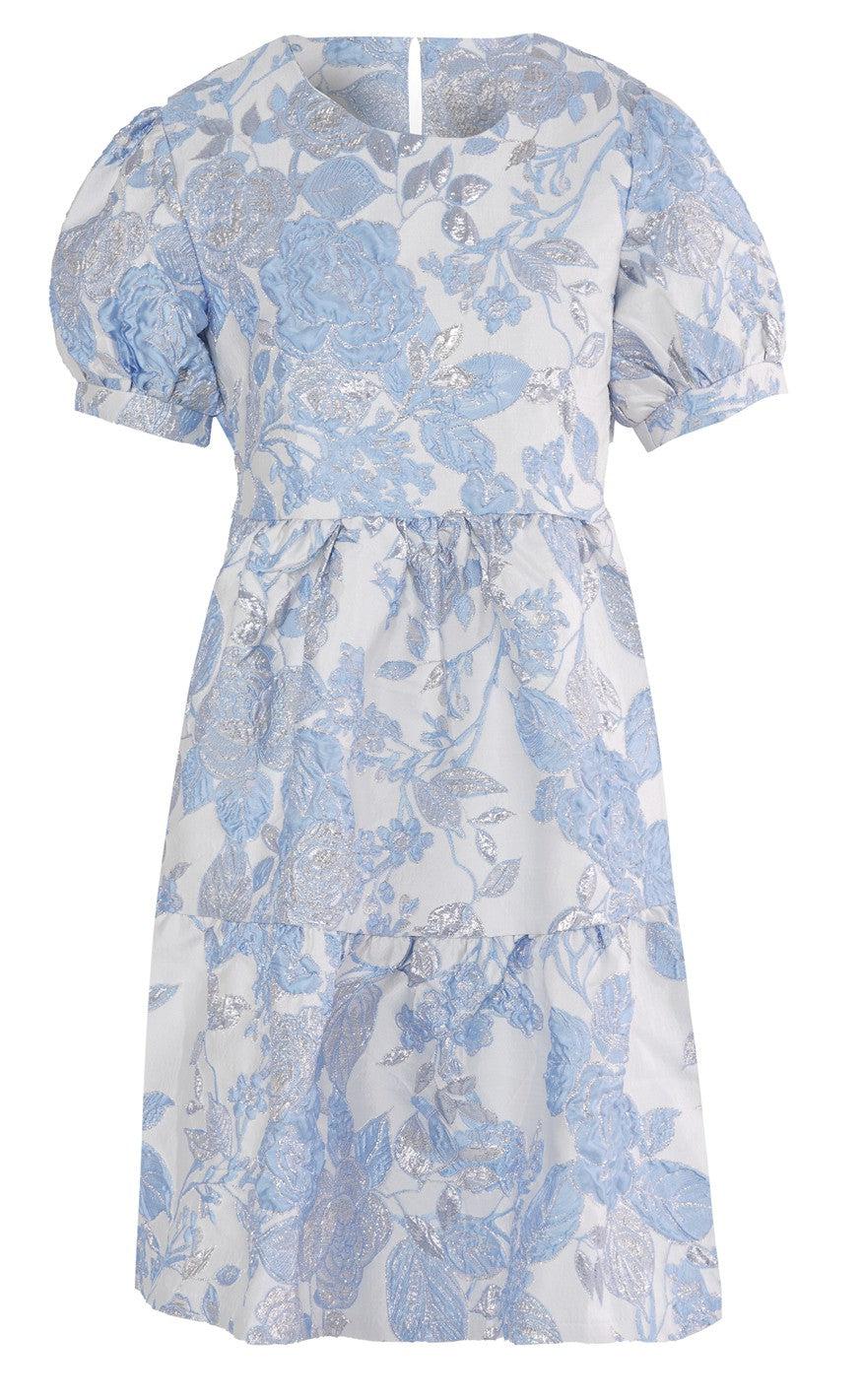 Say INA Copenhagen Kjole - Melanie - Blue w. Lurex