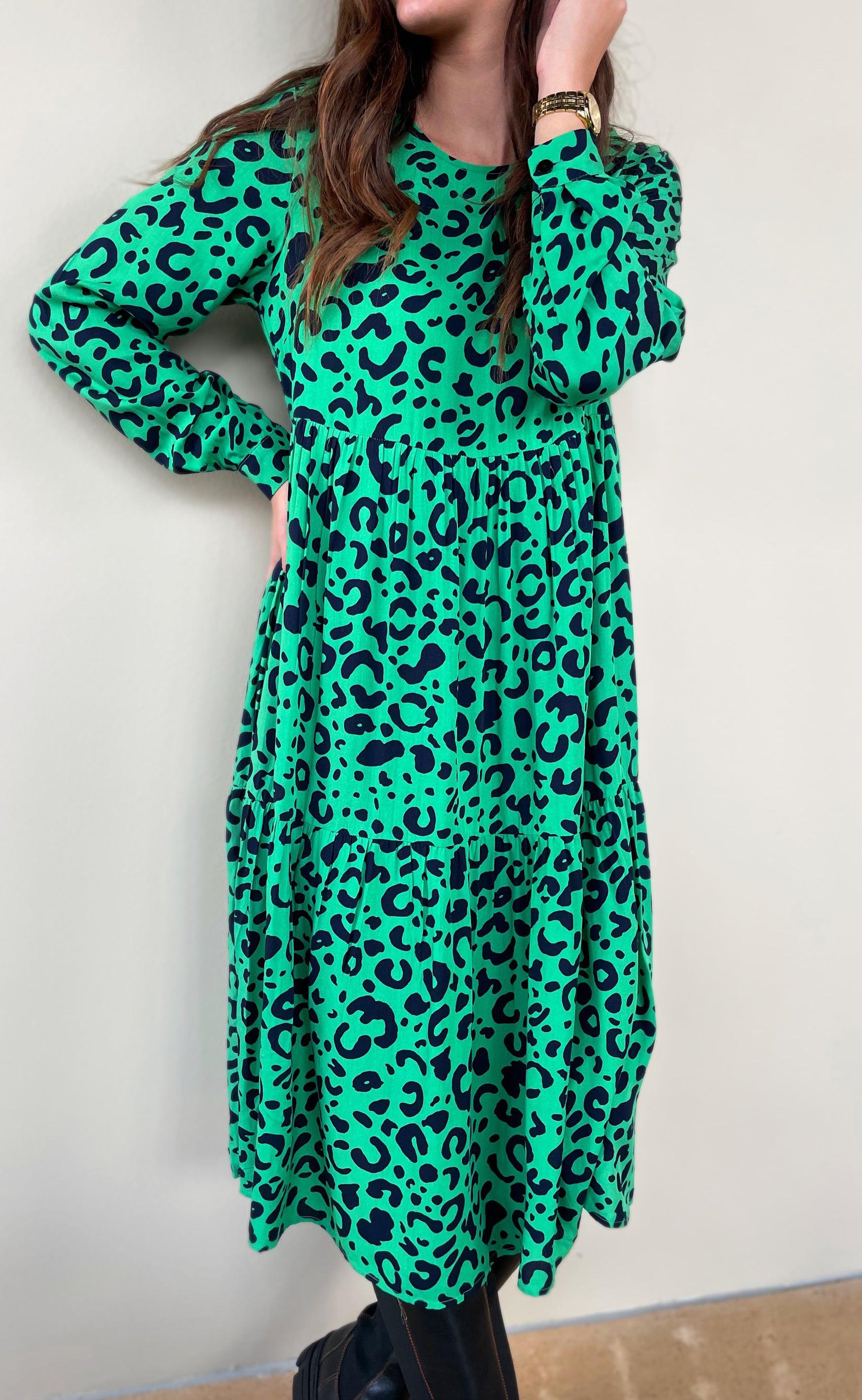 Say INA Copenhagen Kjole - Milan - Graphic Leopard