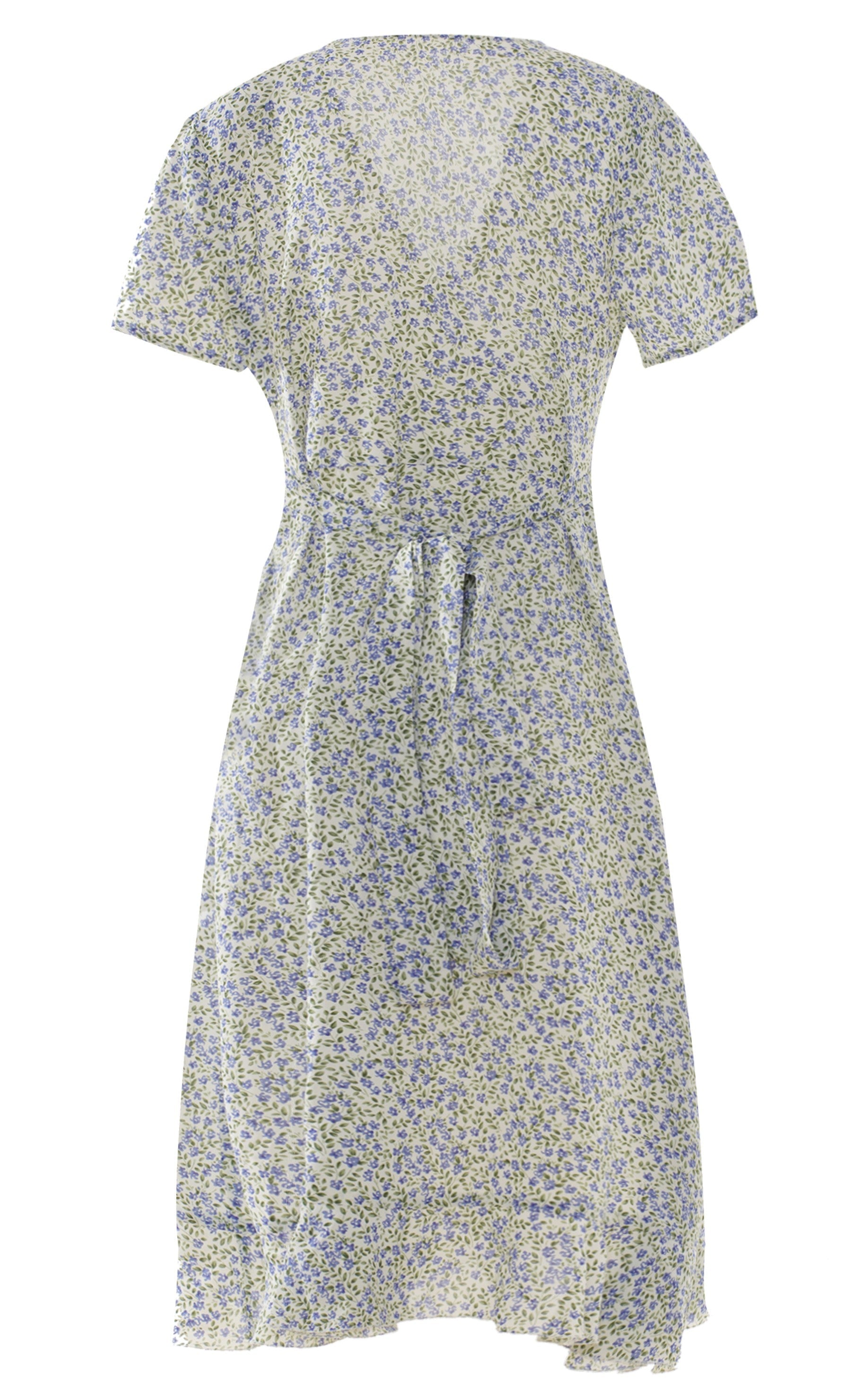 Say INA Copenhagen Kjole - Nora - Blue Flower