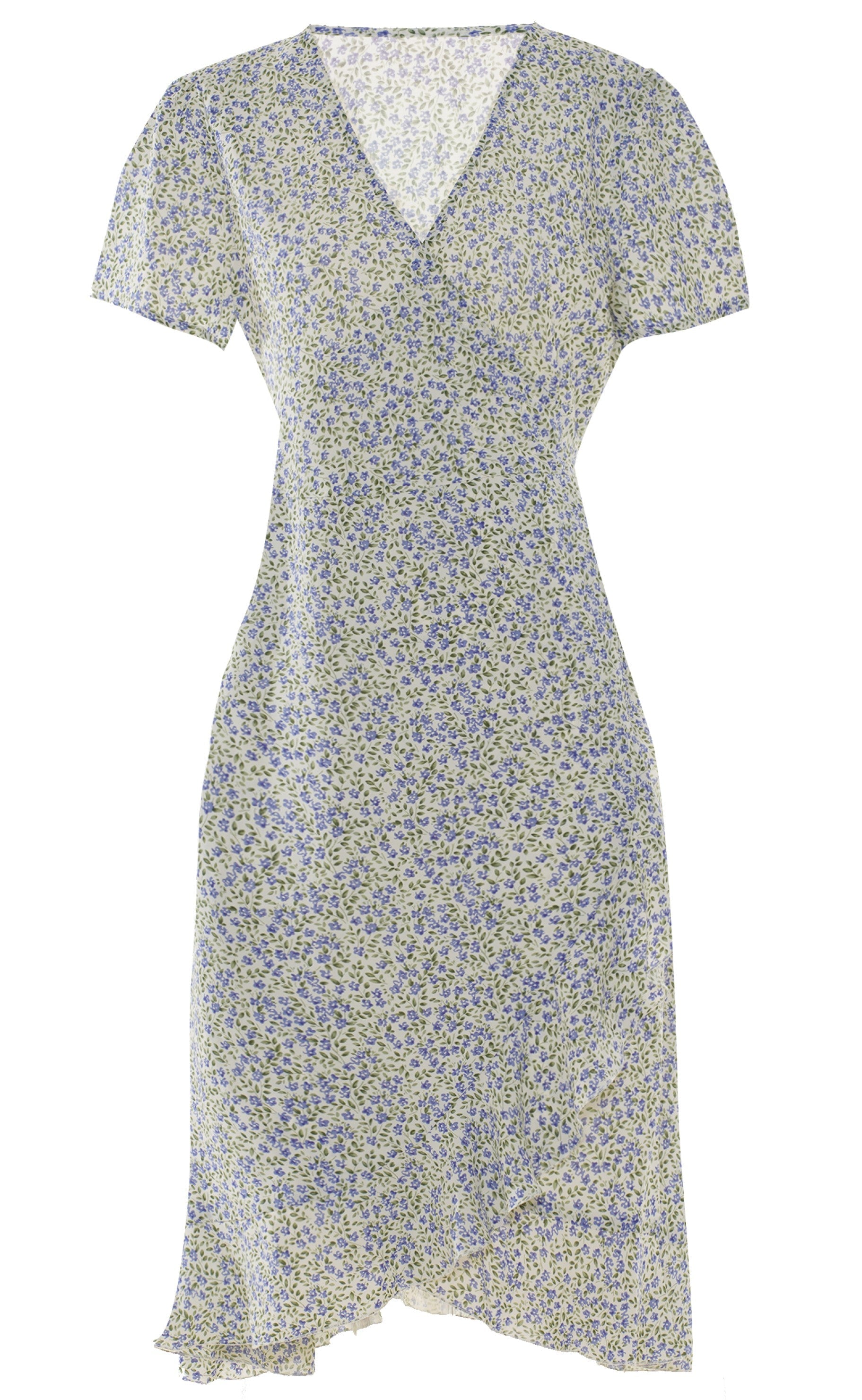 Say INA Copenhagen Kjole - Nora - Blue Flower