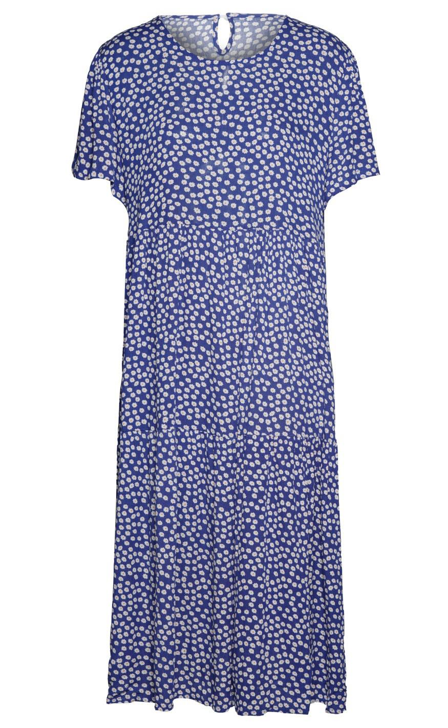 Say INA Copenhagen Kjole - Selma - Blue Flower