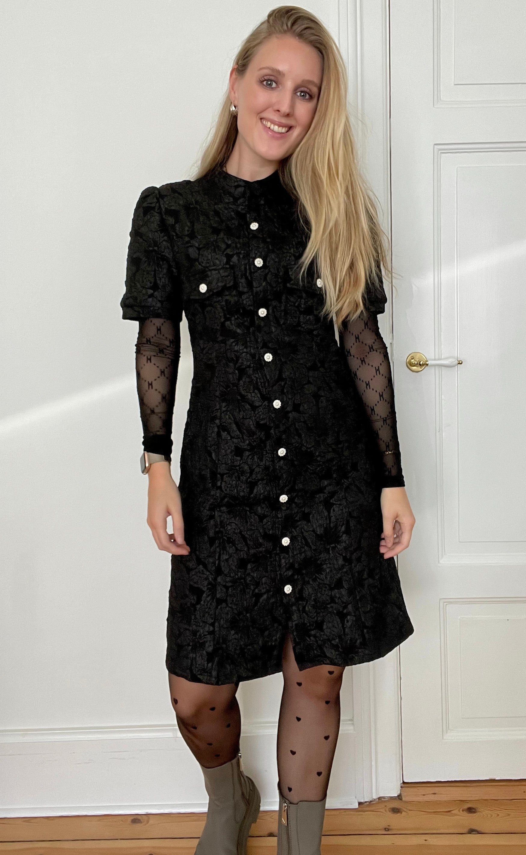 Say INA Copenhagen Kjole - Sisse - Shiny Black