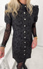Say INA Copenhagen Kjole - Sisse - Shiny Black