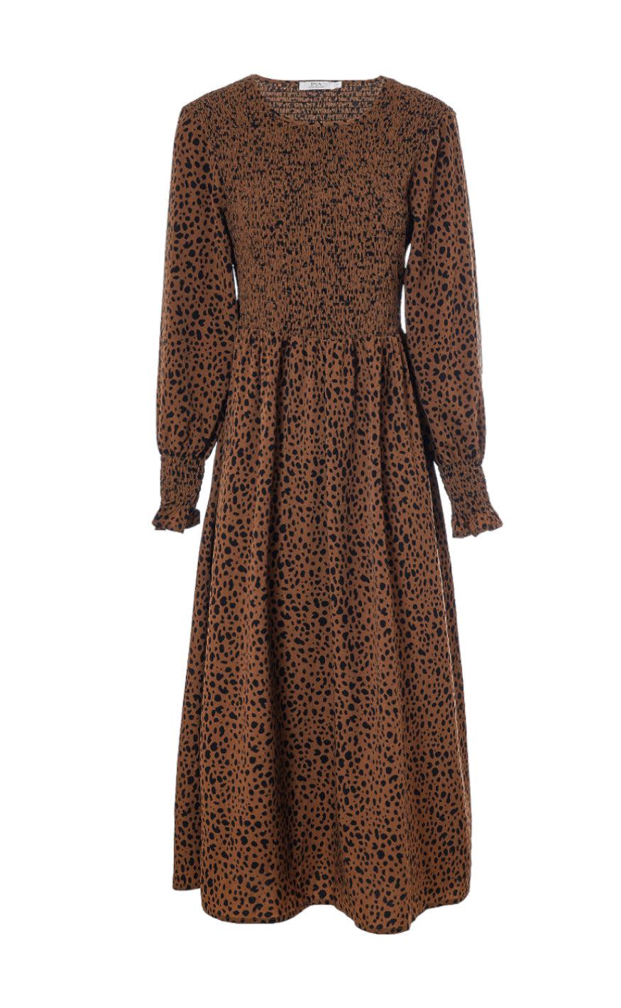 Say INA Copenhagen Kjole - Veronica - Brown Leo