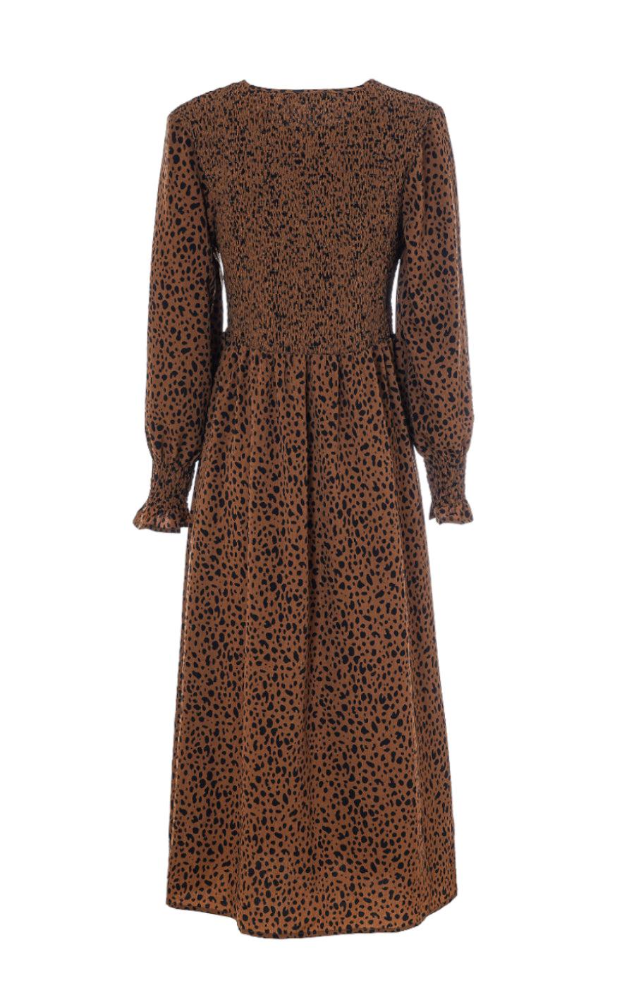 Say INA Copenhagen Kjole - Veronica - Brown Leo