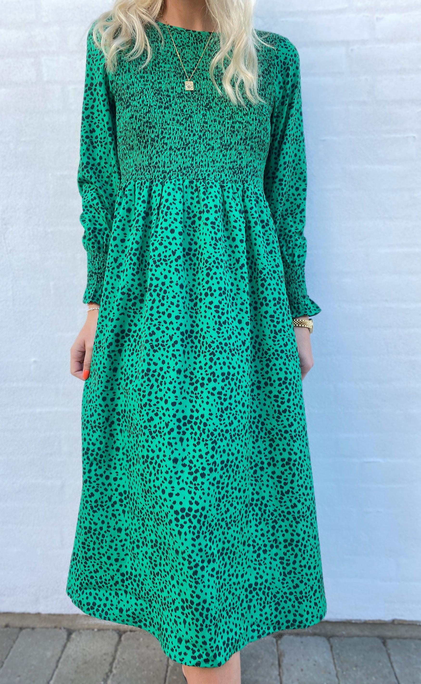 Say INA Copenhagen Kjole - Veronica - Green Leo