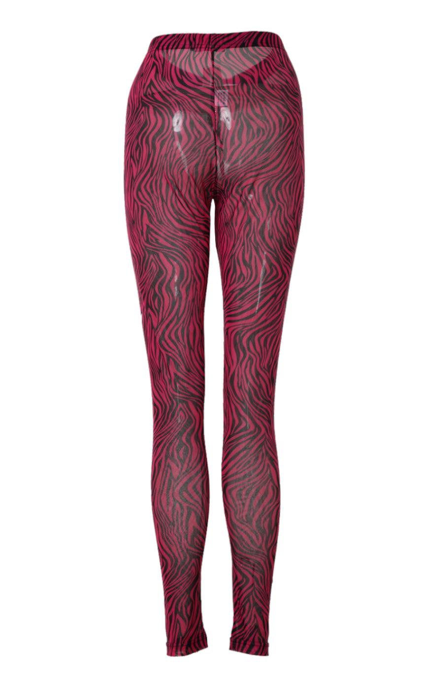 Say INA Copenhagen Leggings - Sofia - Pink Zebra
