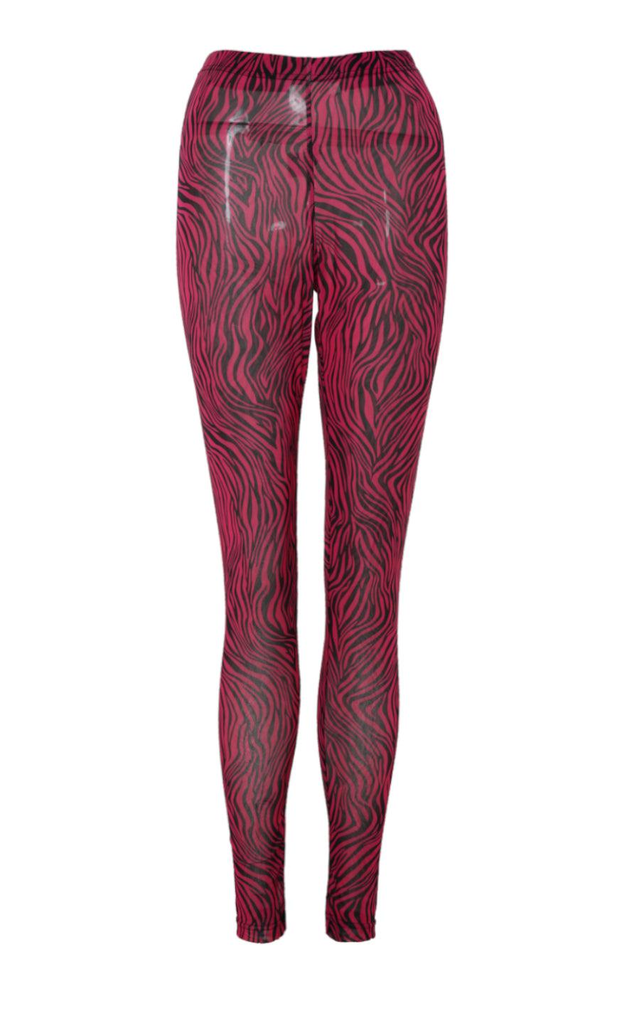 Say INA Copenhagen Leggings - Sofia - Pink Zebra