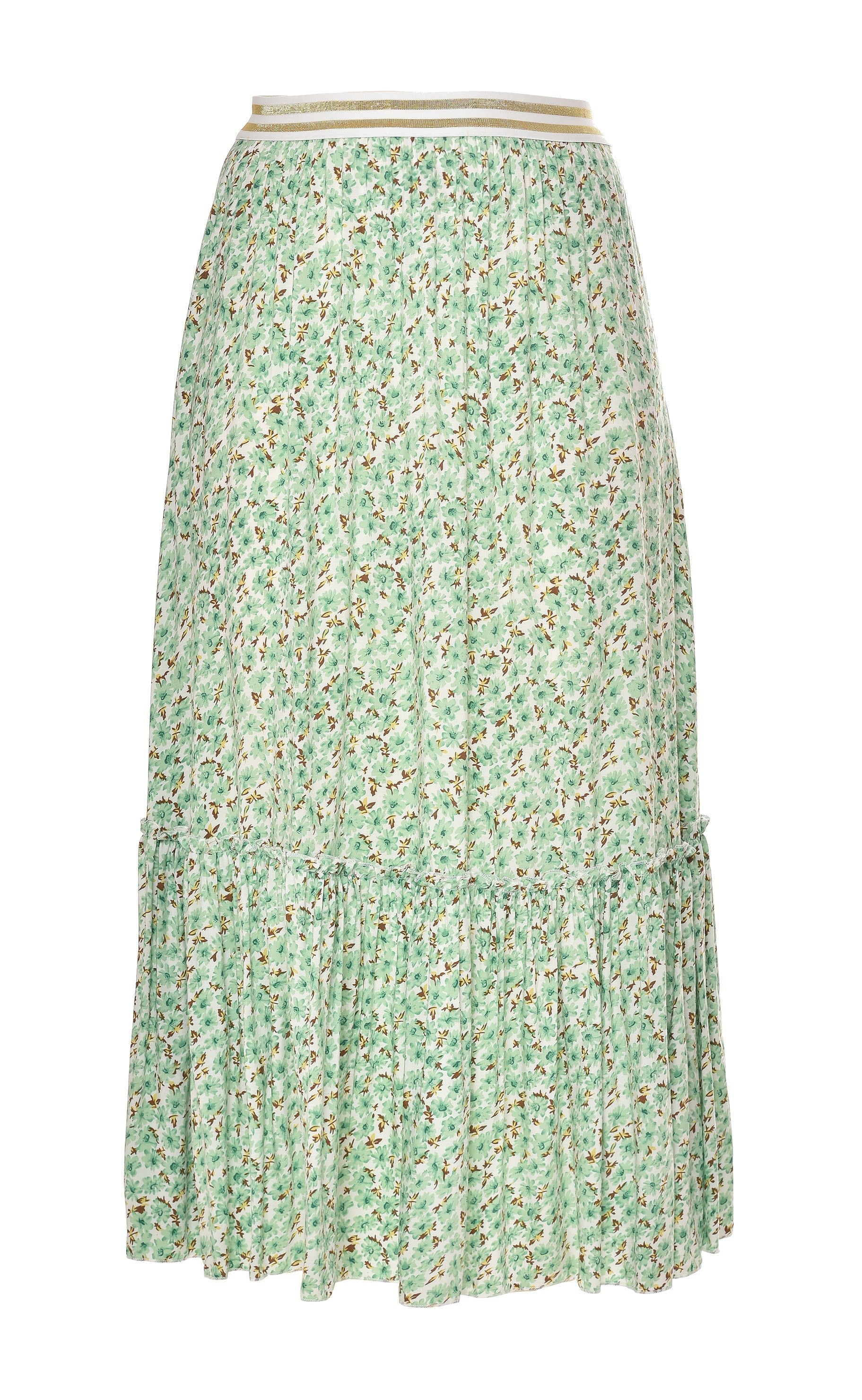 Say INA Copenhagen Nederdel - Hanna - Mint Green Flower