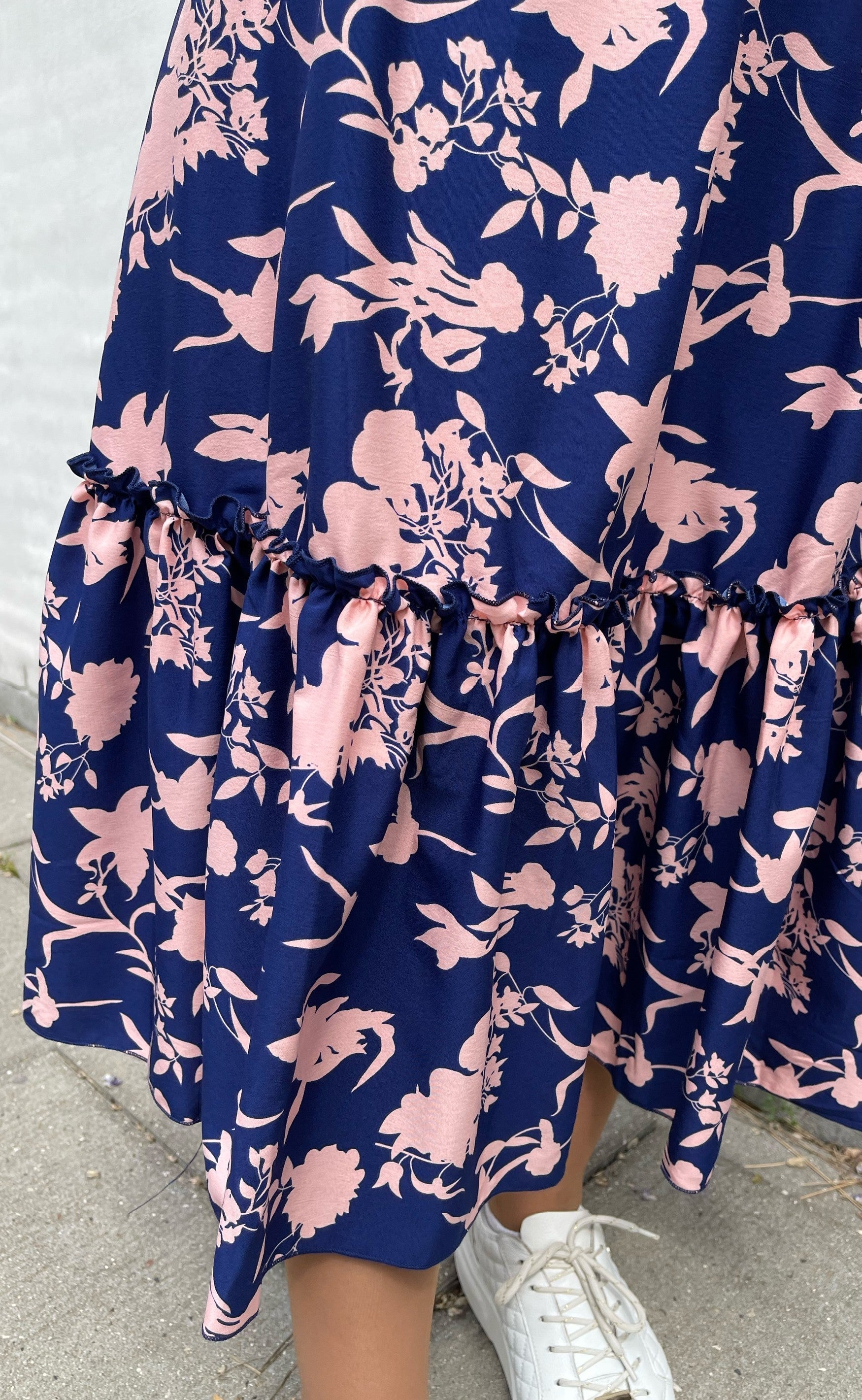 Say INA Copenhagen Nederdel - Hanna - Navy / Rose Flower