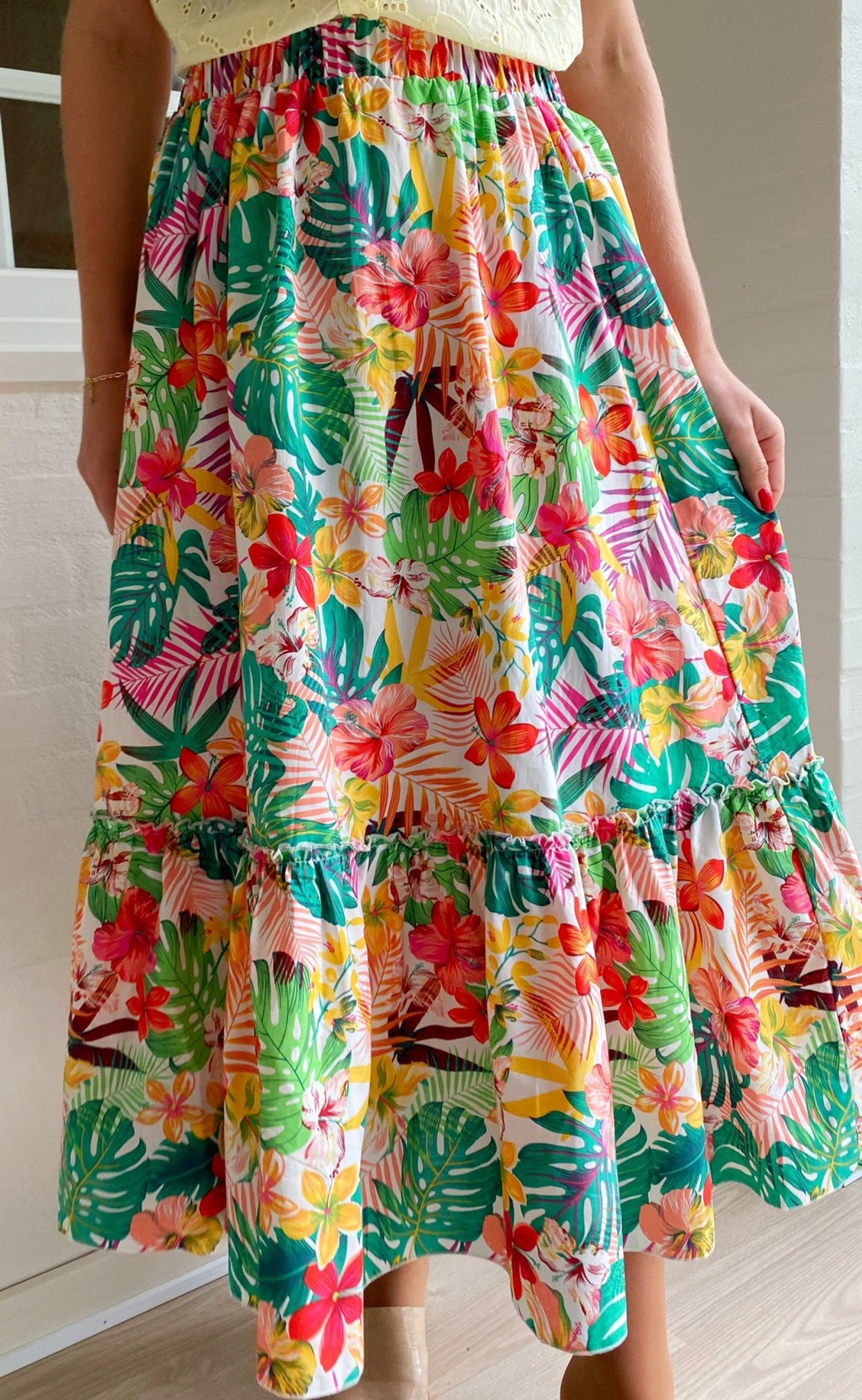 Say INA Copenhagen Nederdel - Hanna - Tropical