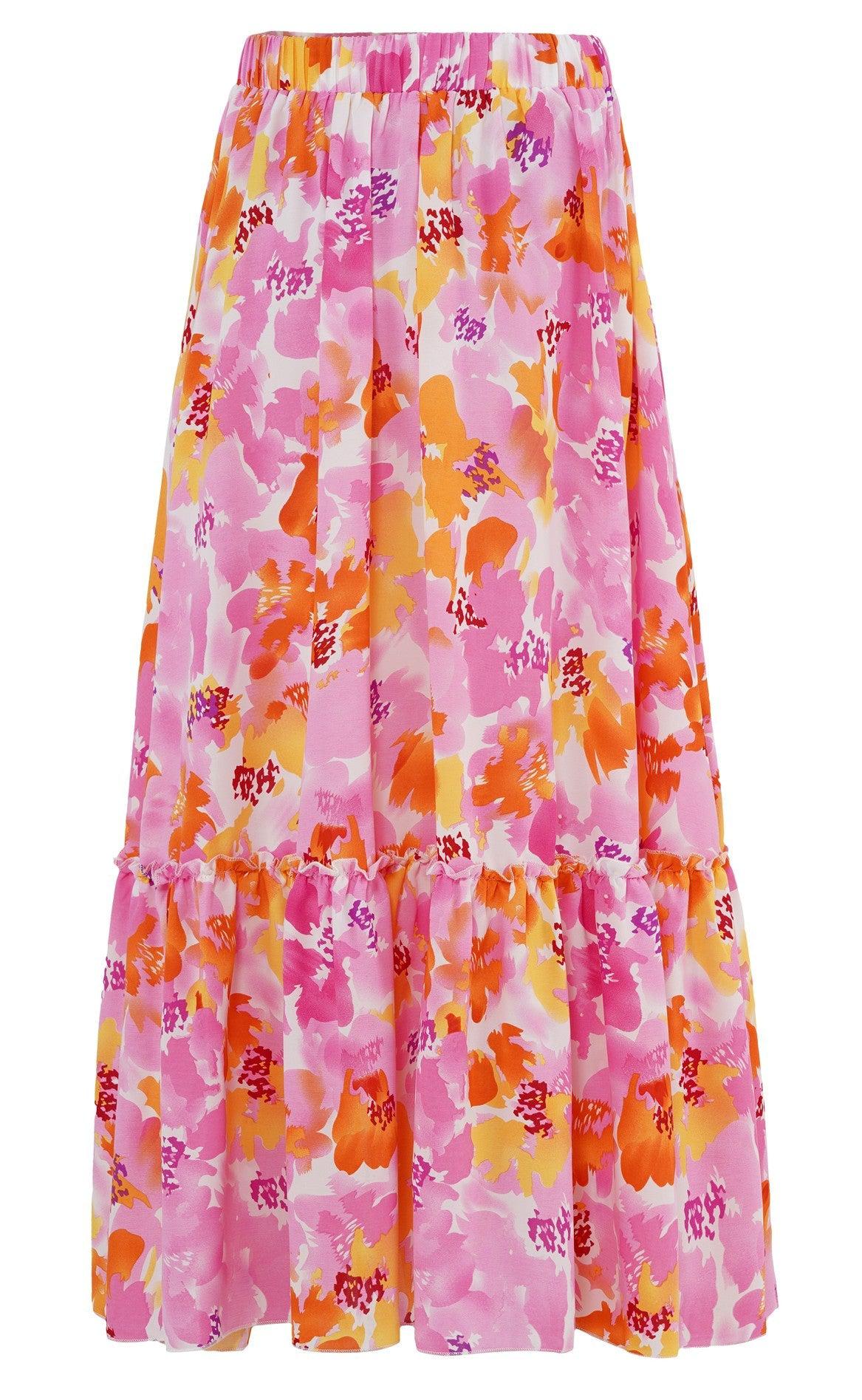 Say INA Copenhagen Nederdel - Hanna - Tropical Flowers