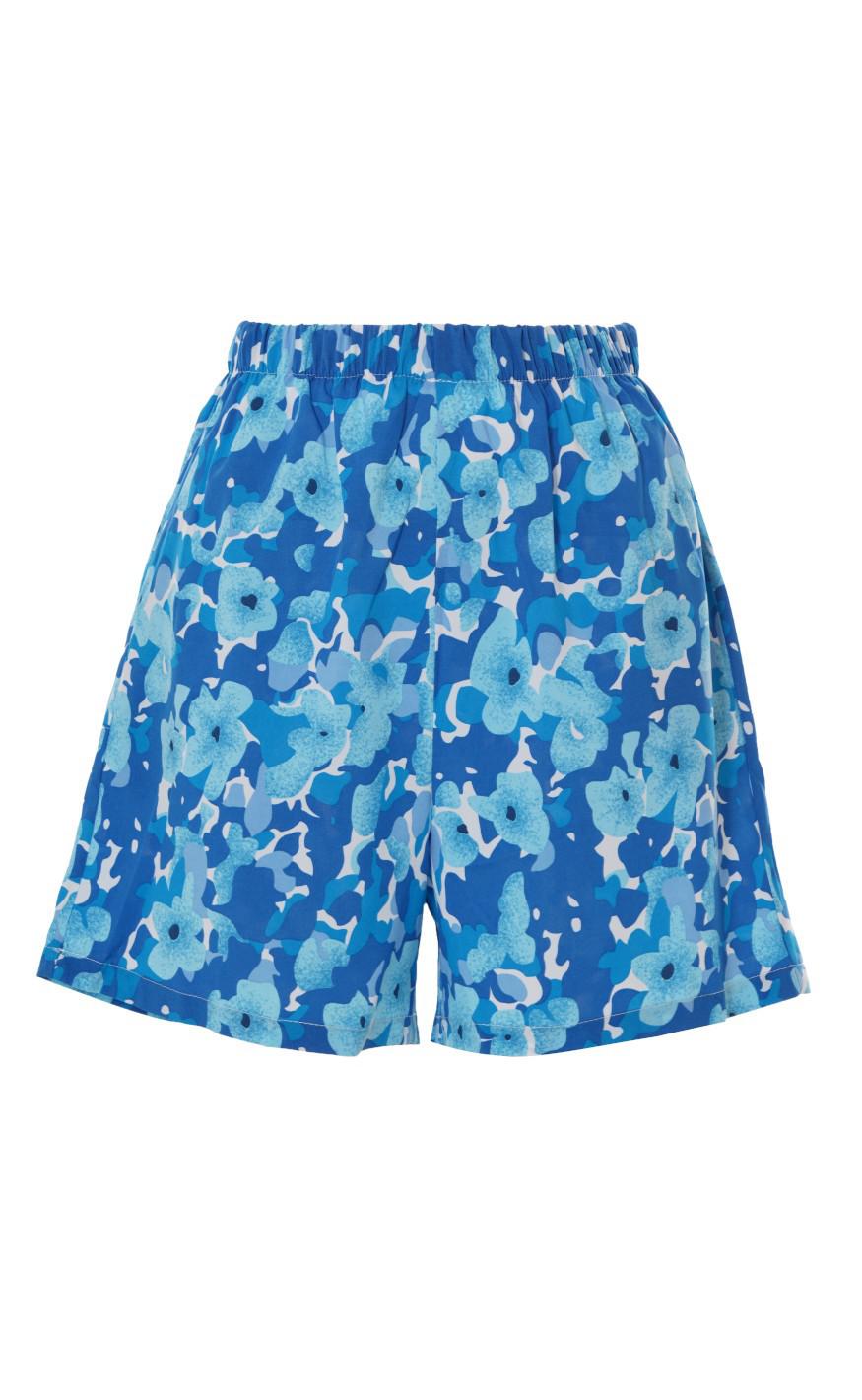 Say INA Copenhagen Shorts - Amelia - Blue Flower