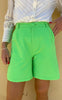 Say INA Copenhagen Shorts - Mai - Neon Green