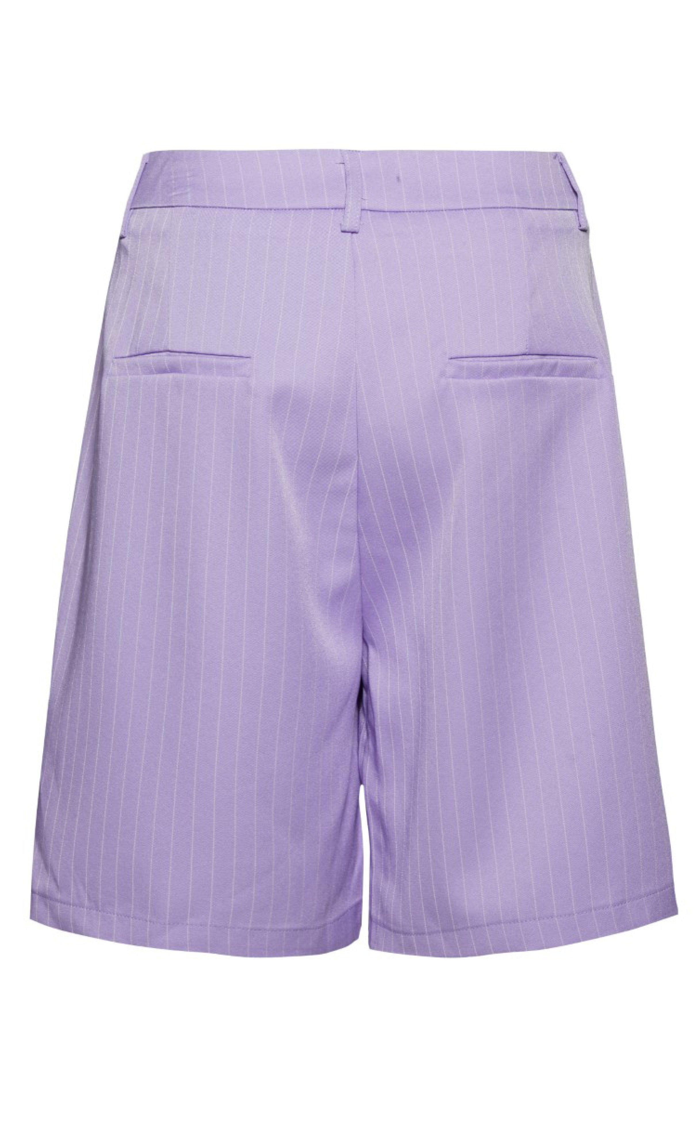 Say INA Copenhagen Shorts - Mai - Purple Pinstripe