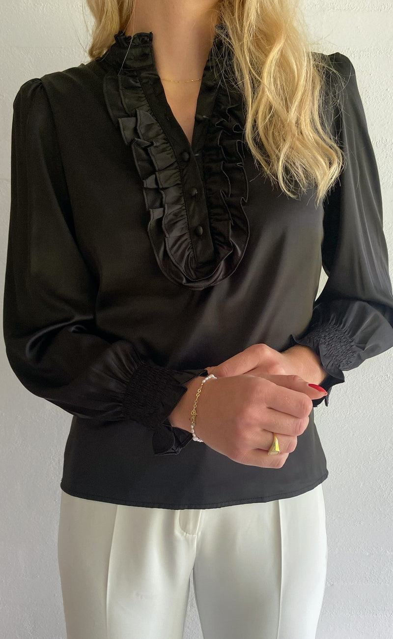 Say INA Copenhagen Skjorte - Cami - Black