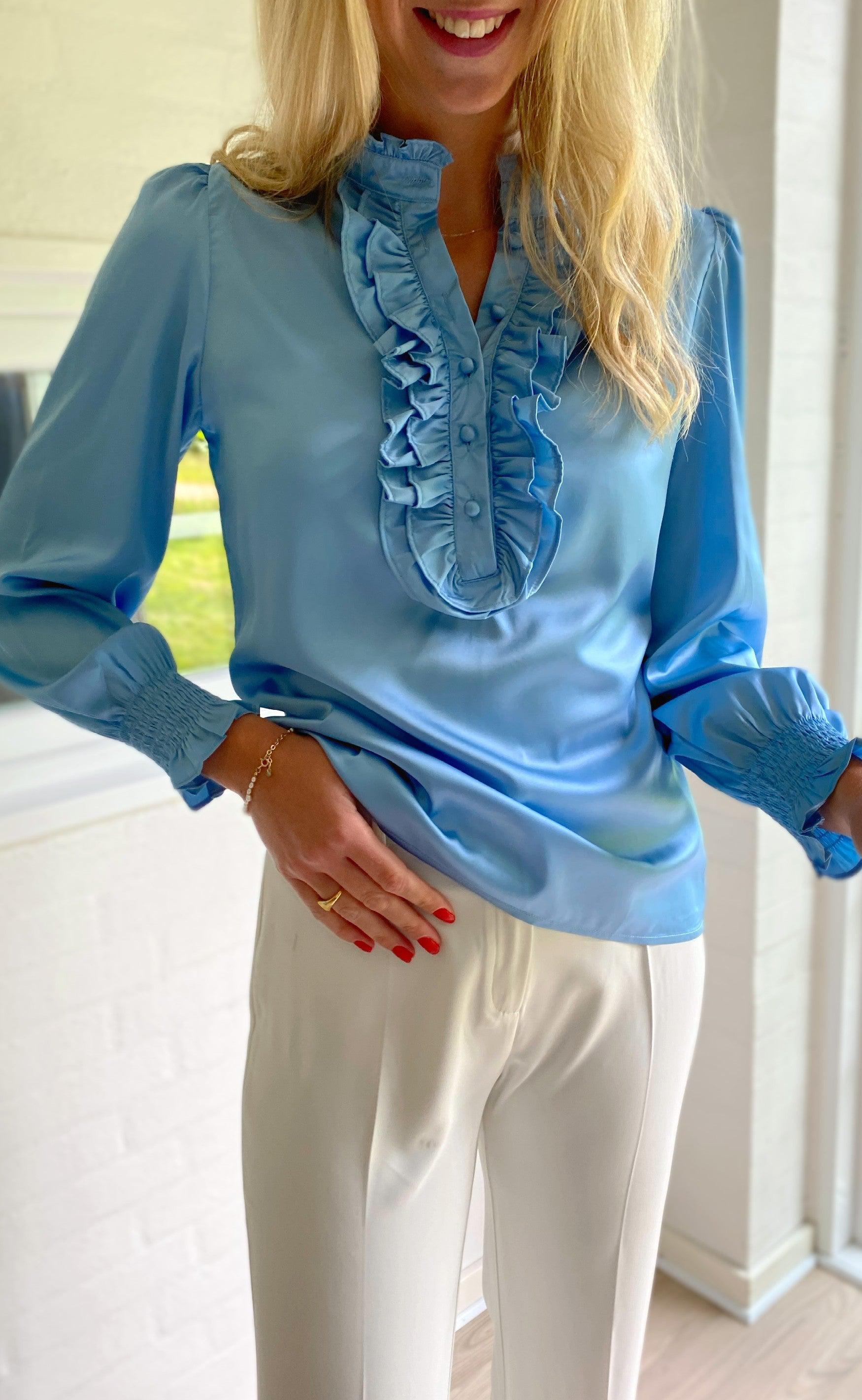 Say INA Copenhagen Skjorte - Cami - Light Blue