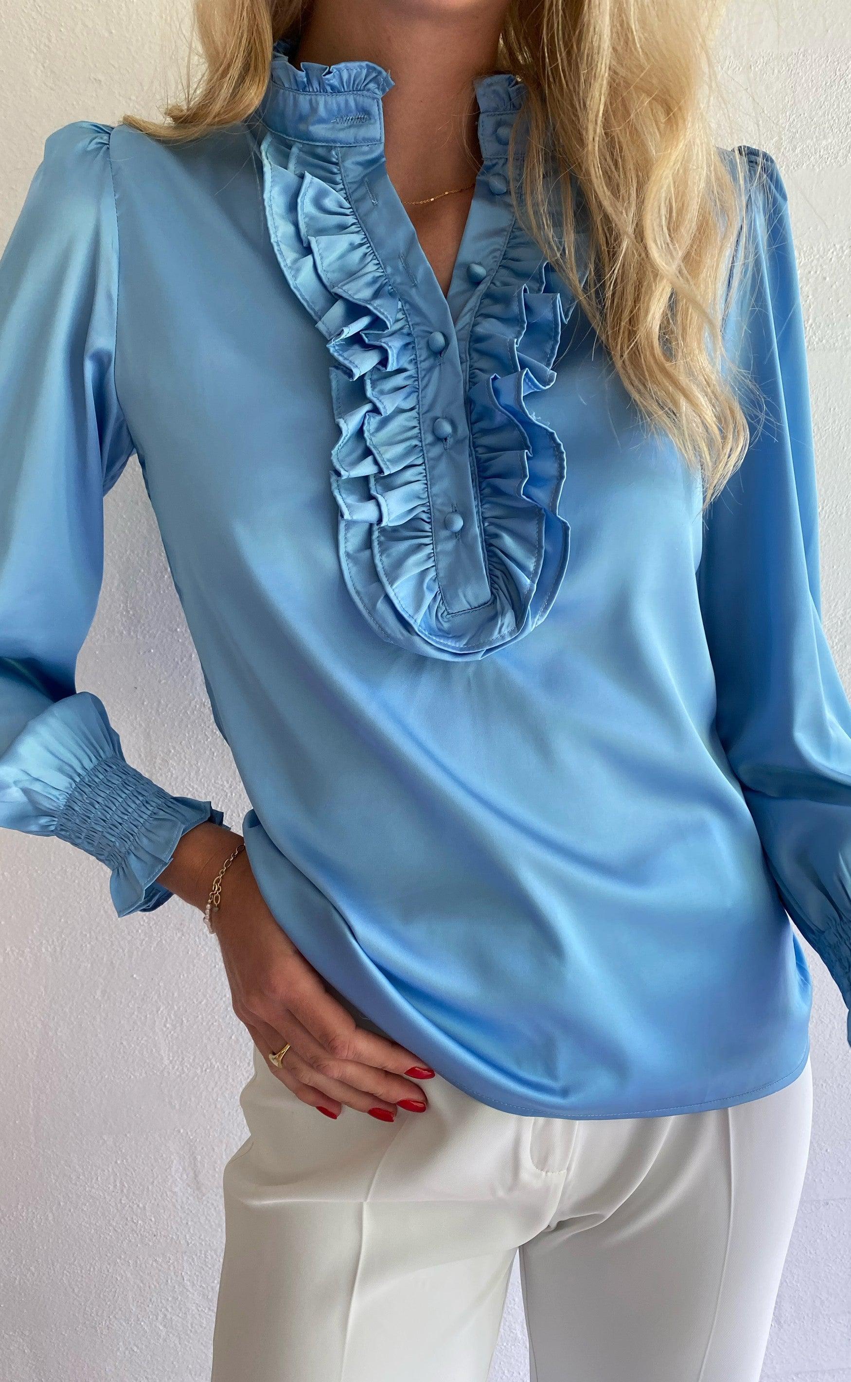 Say INA Copenhagen Skjorte - Cami - Light Blue