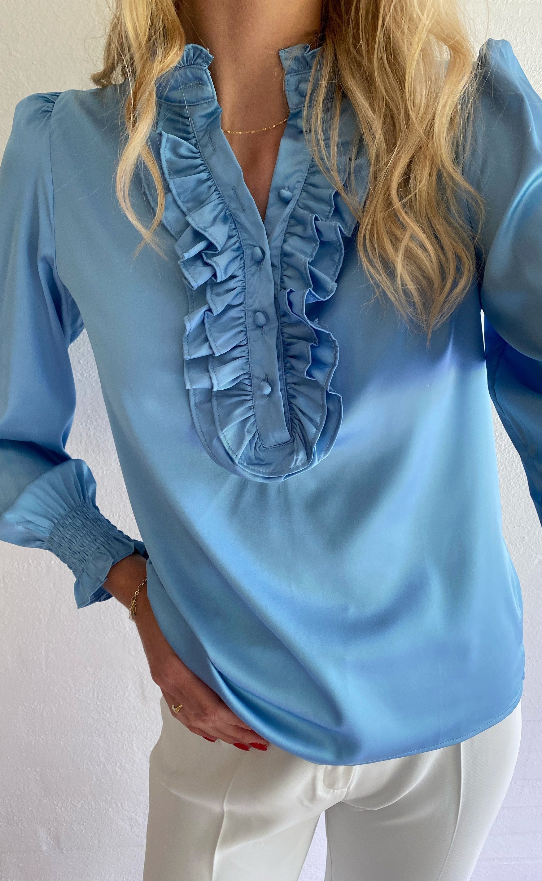 Say INA Copenhagen Skjorte - Cami - Light Blue