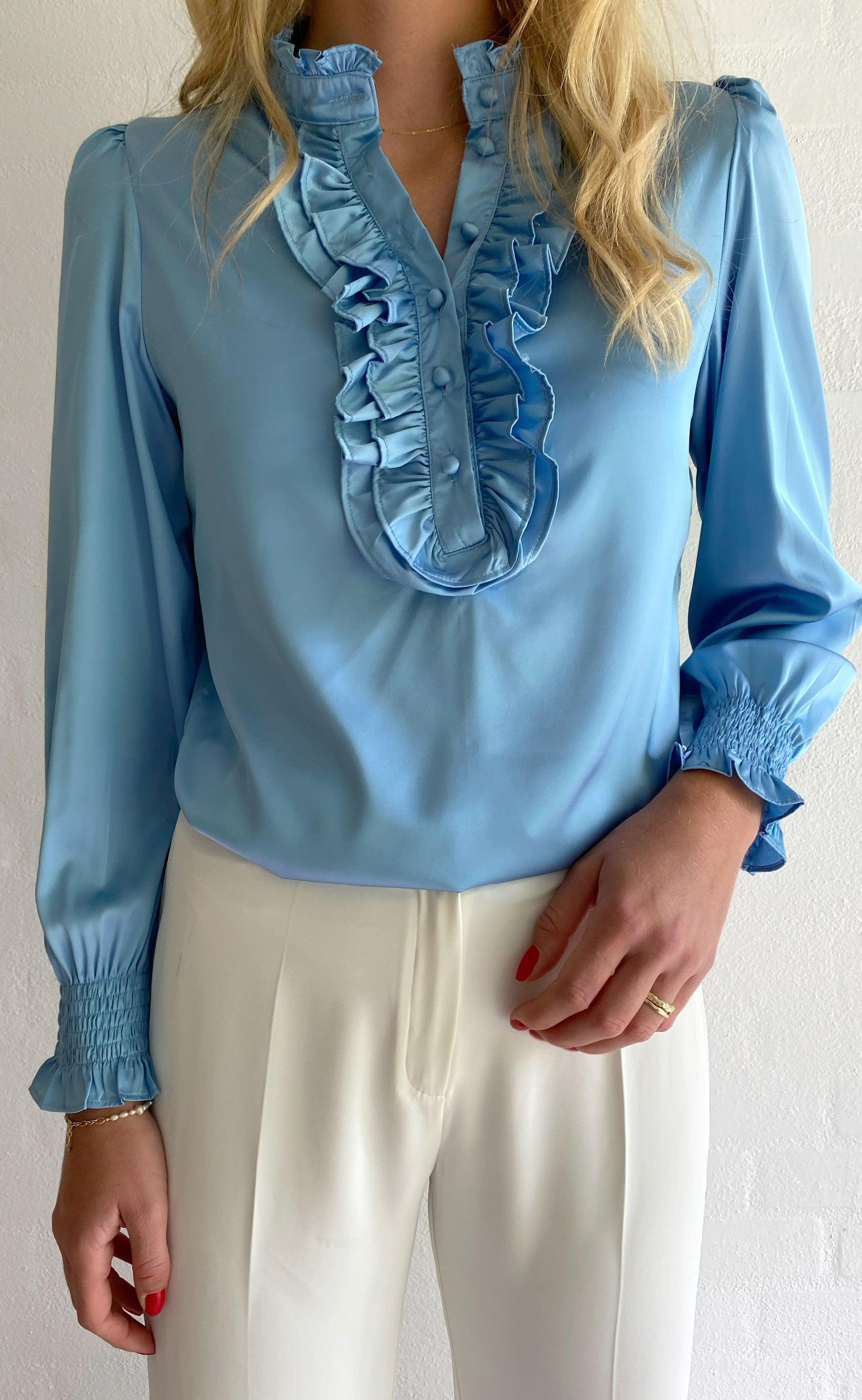 Say INA Copenhagen Skjorte - Cami - Light Blue