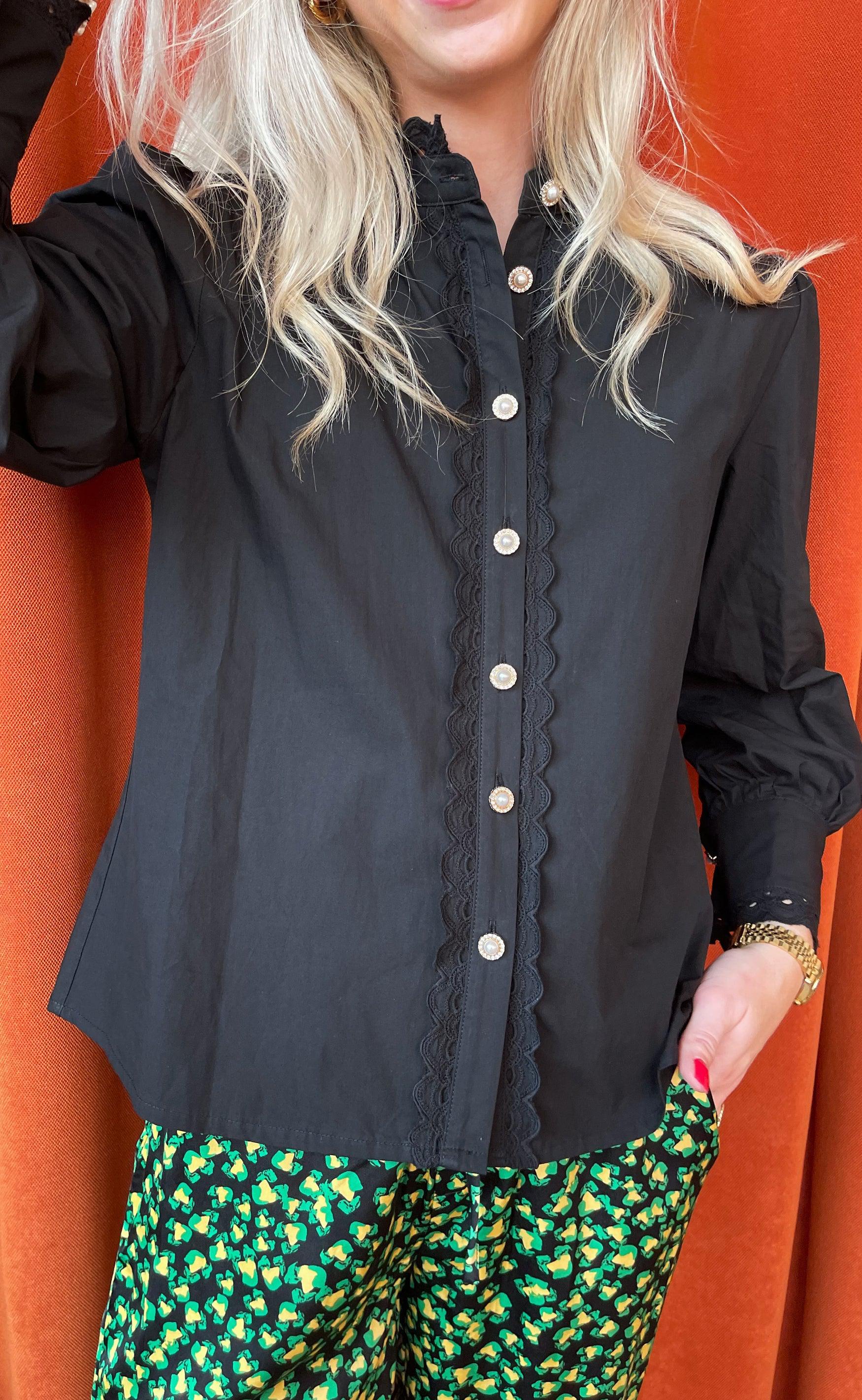 Say INA Copenhagen Skjorte - Ellie - Black