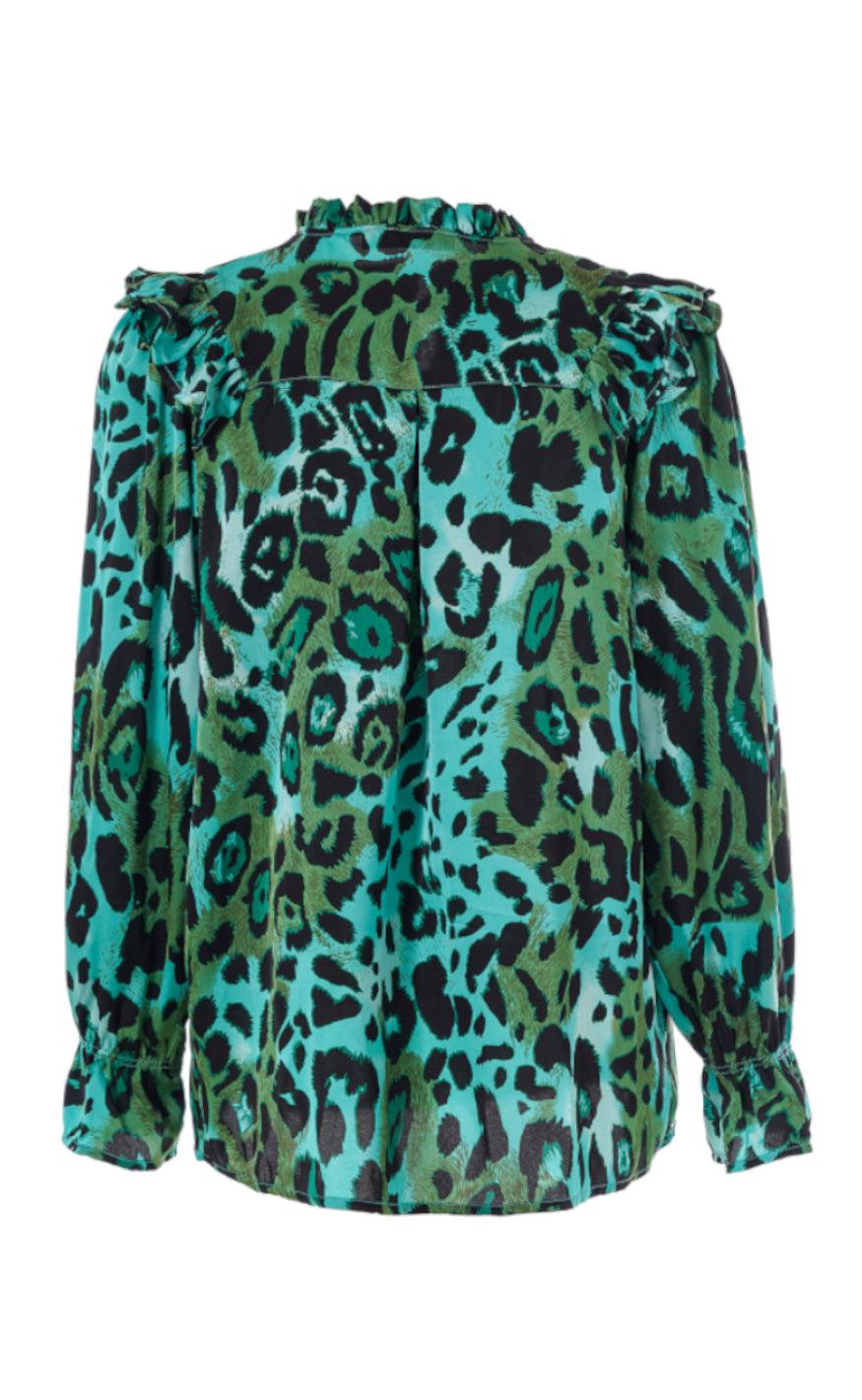 Say INA Copenhagen Skjorte - Julia - Green Leo