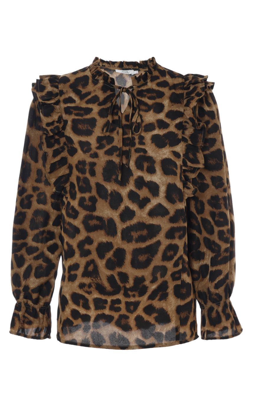Say INA Copenhagen Skjorte - Julia - Leopard
