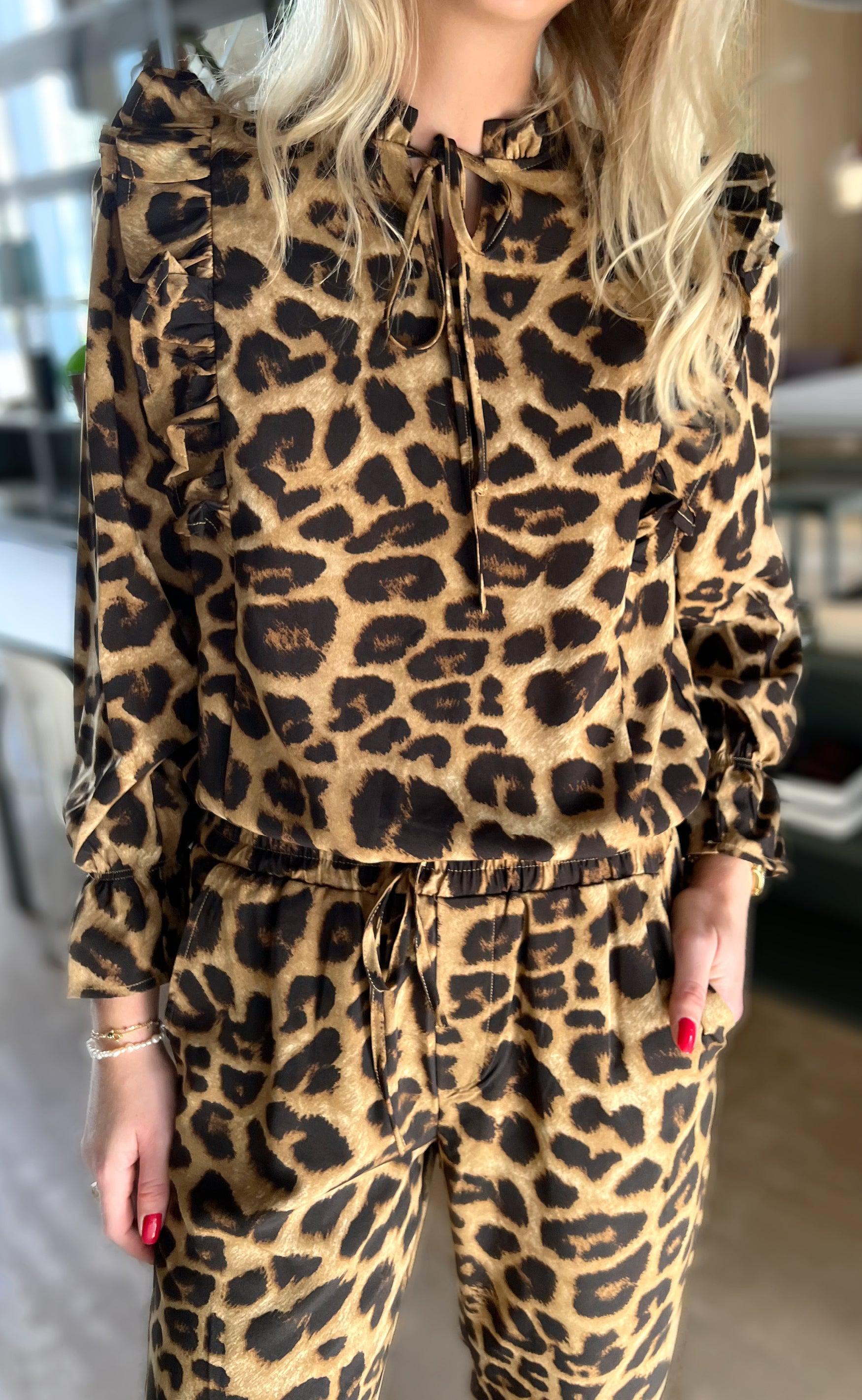 Say INA Copenhagen Skjorte - Julia - Leopard