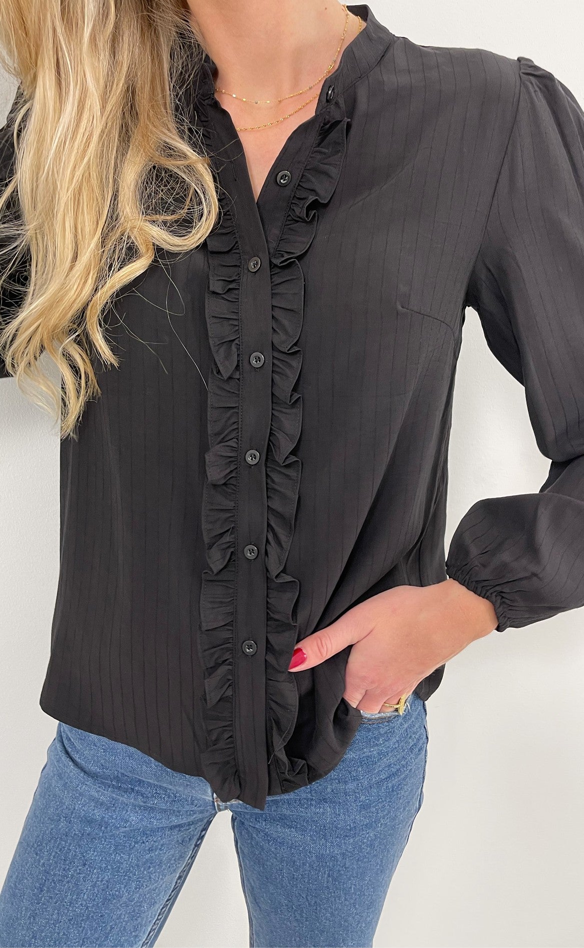 Say INA Copenhagen Skjorte - Luxi - Black
