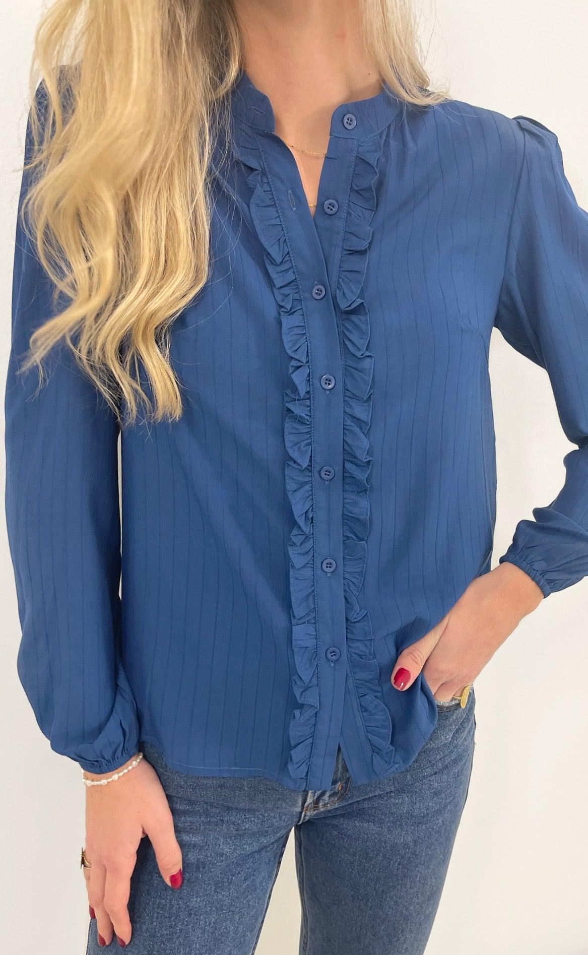 Say INA Copenhagen Skjorte - Luxi - Navy