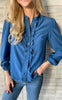 Say INA Copenhagen Skjorte - Luxi - Navy